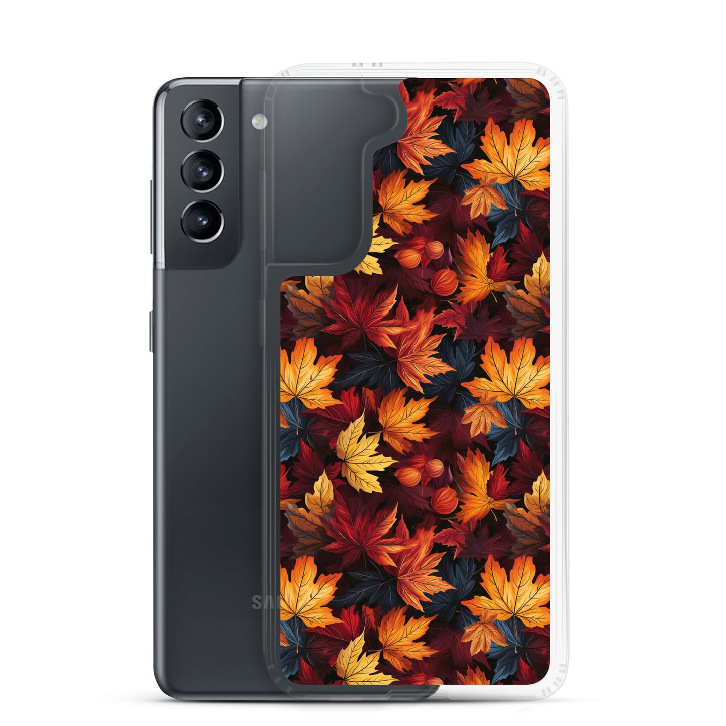 Clear Case for Samsung® Autumn Leaves Scatter