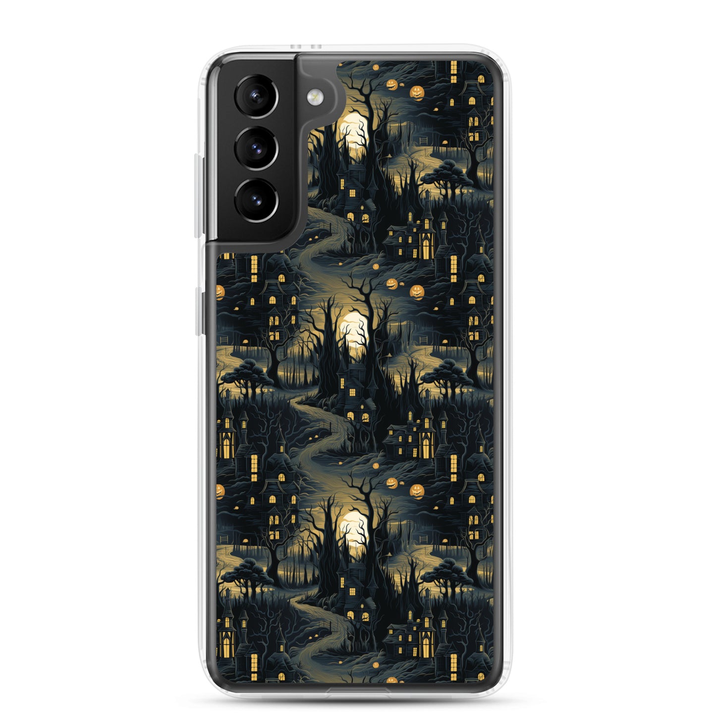 Clear Case for Samsung® Halloween Haunted House