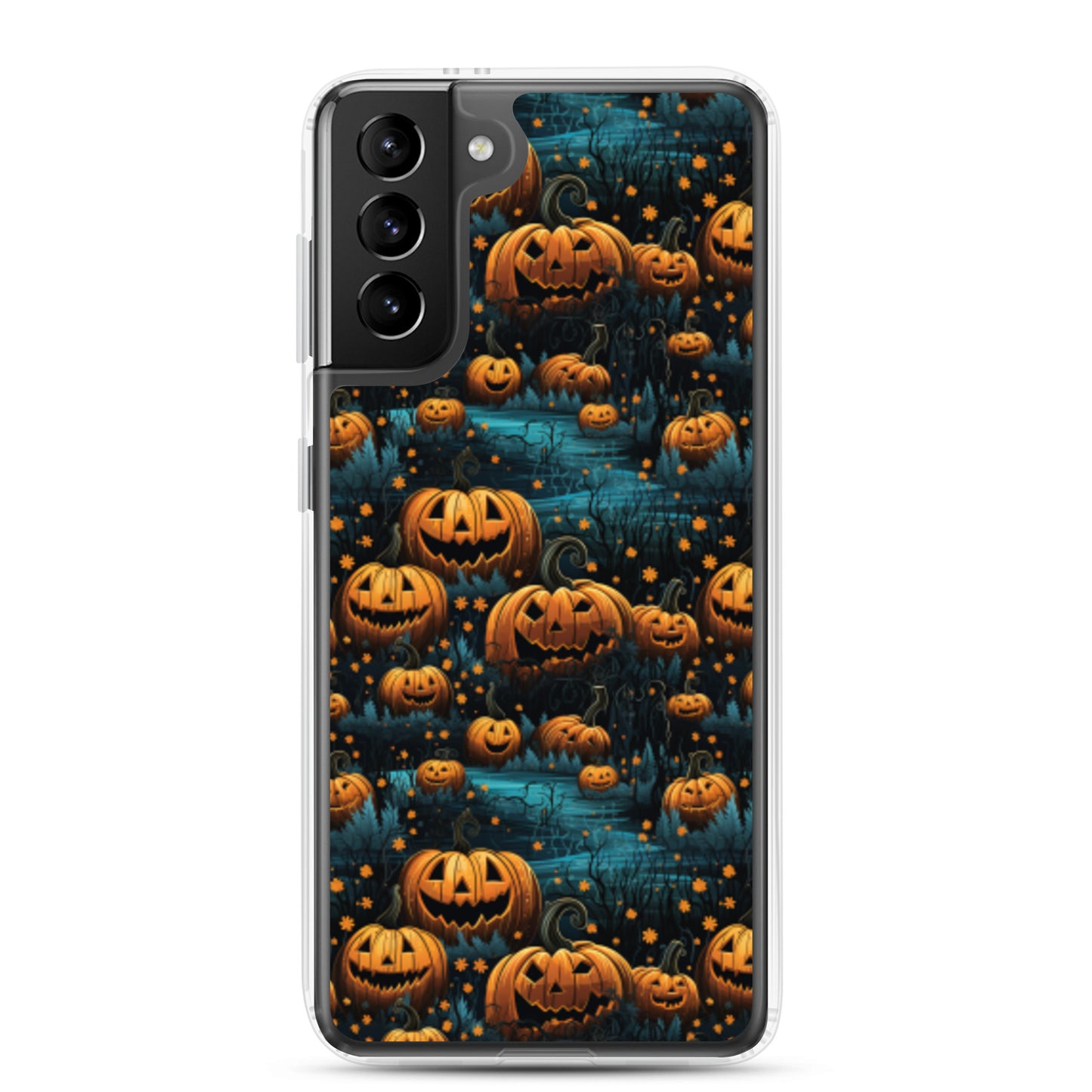 Clear Case for Samsung® Halloween Pumpkin Patch