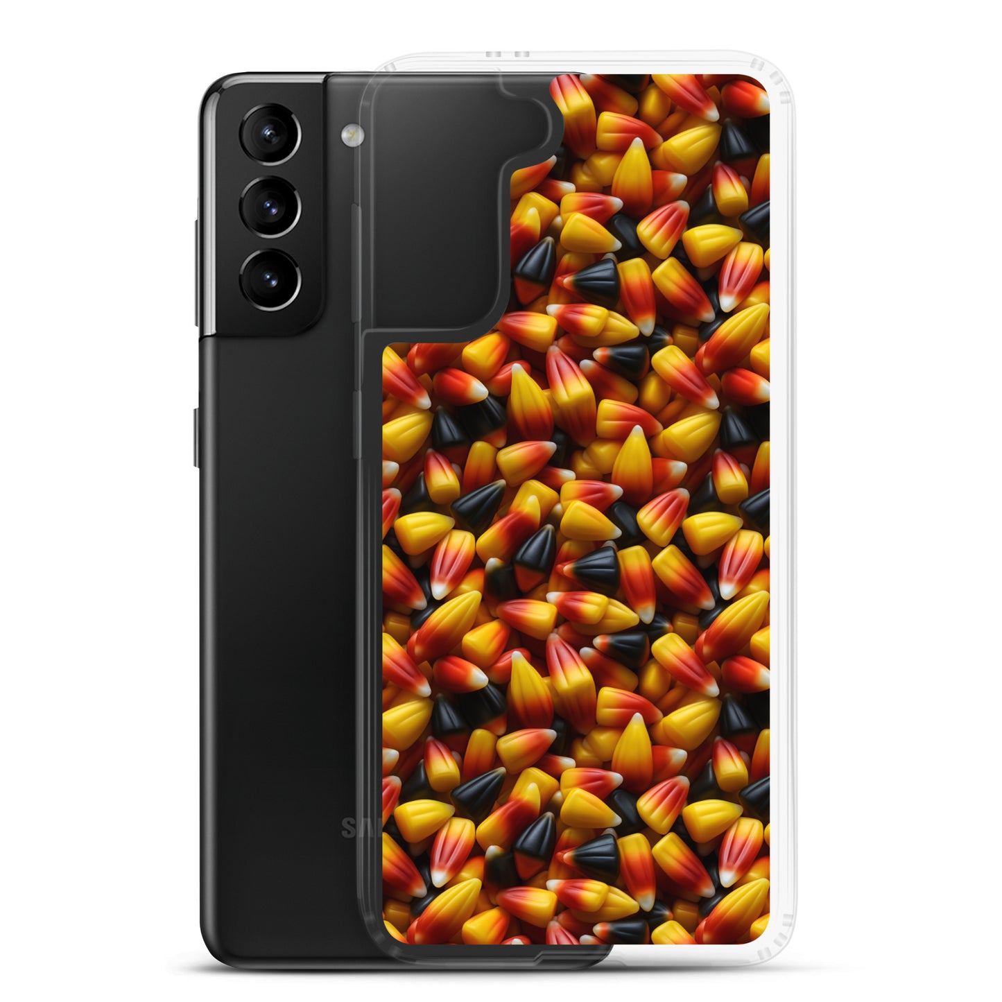 Clear Case for Samsung® Halloween Candy Corn #3