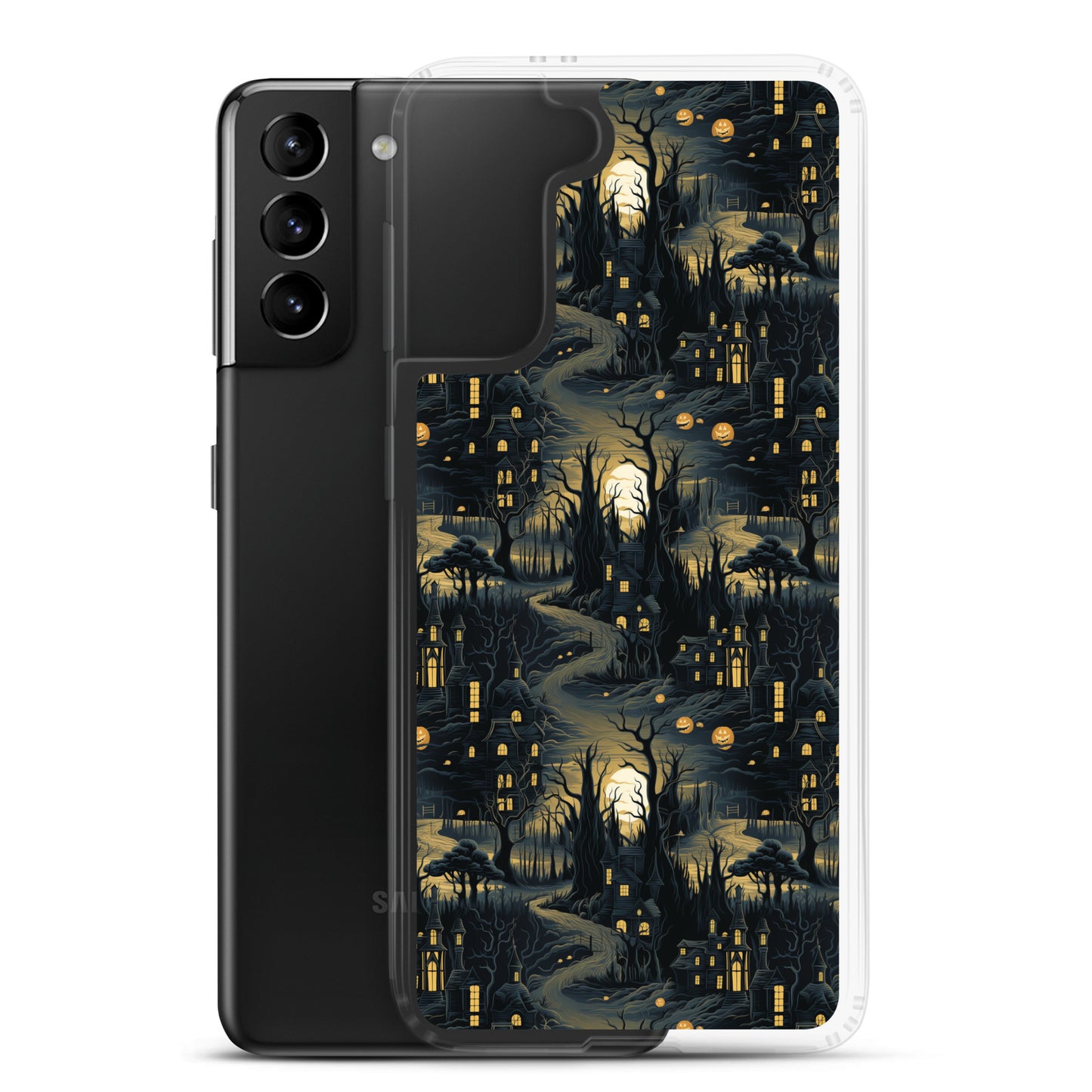 Clear Case for Samsung® Halloween Haunted House