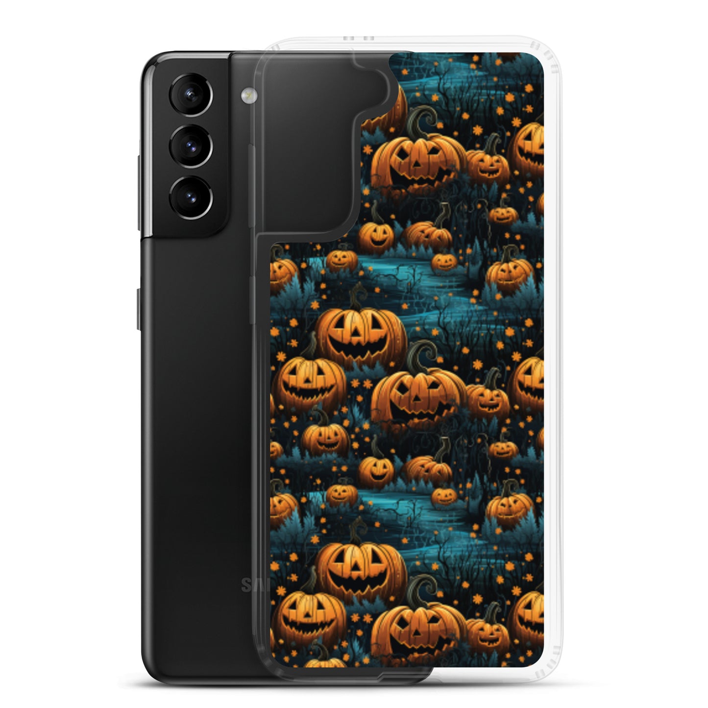 Clear Case for Samsung® Halloween Pumpkin Patch