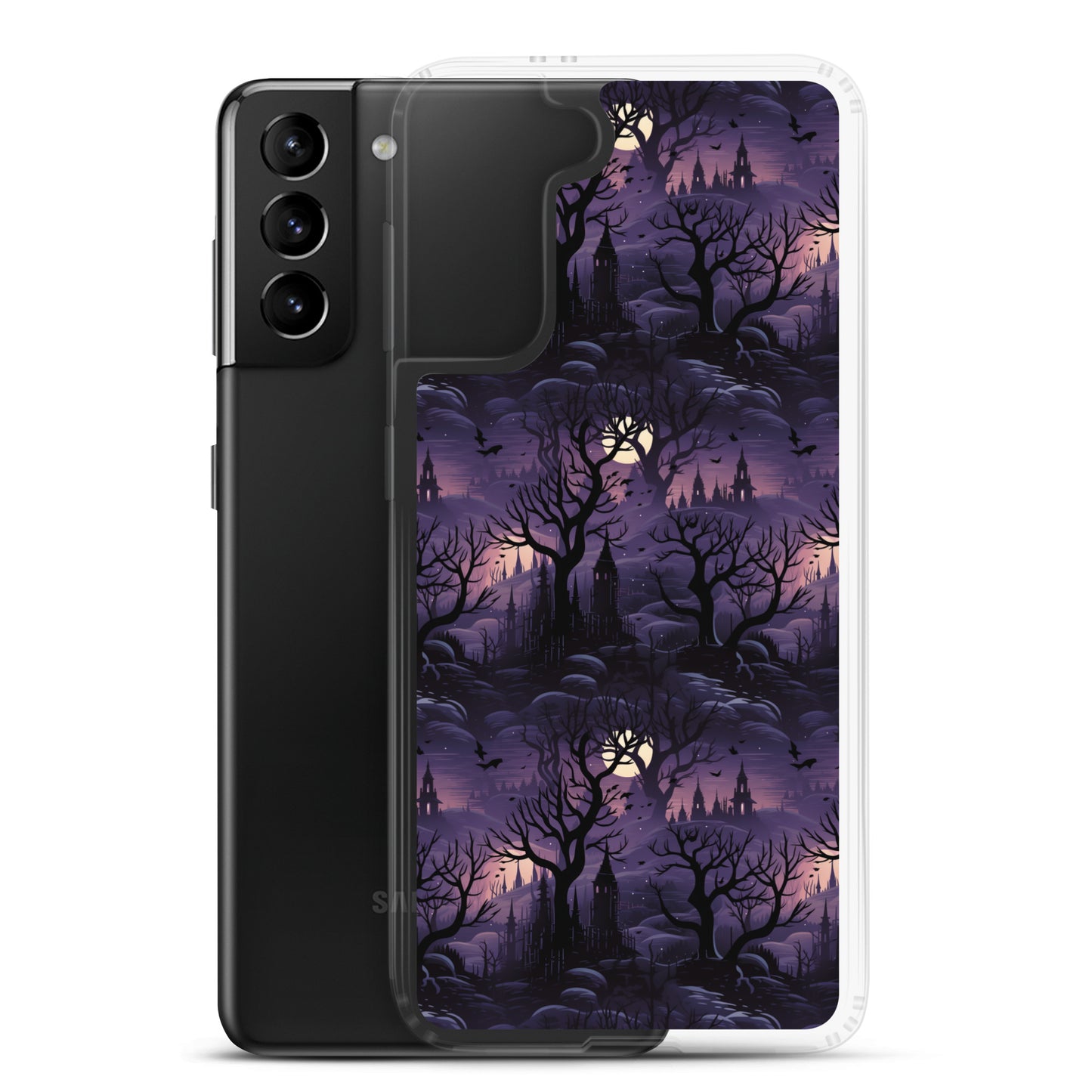 Clear Case for Samsung® Halloween Spooky Forest
