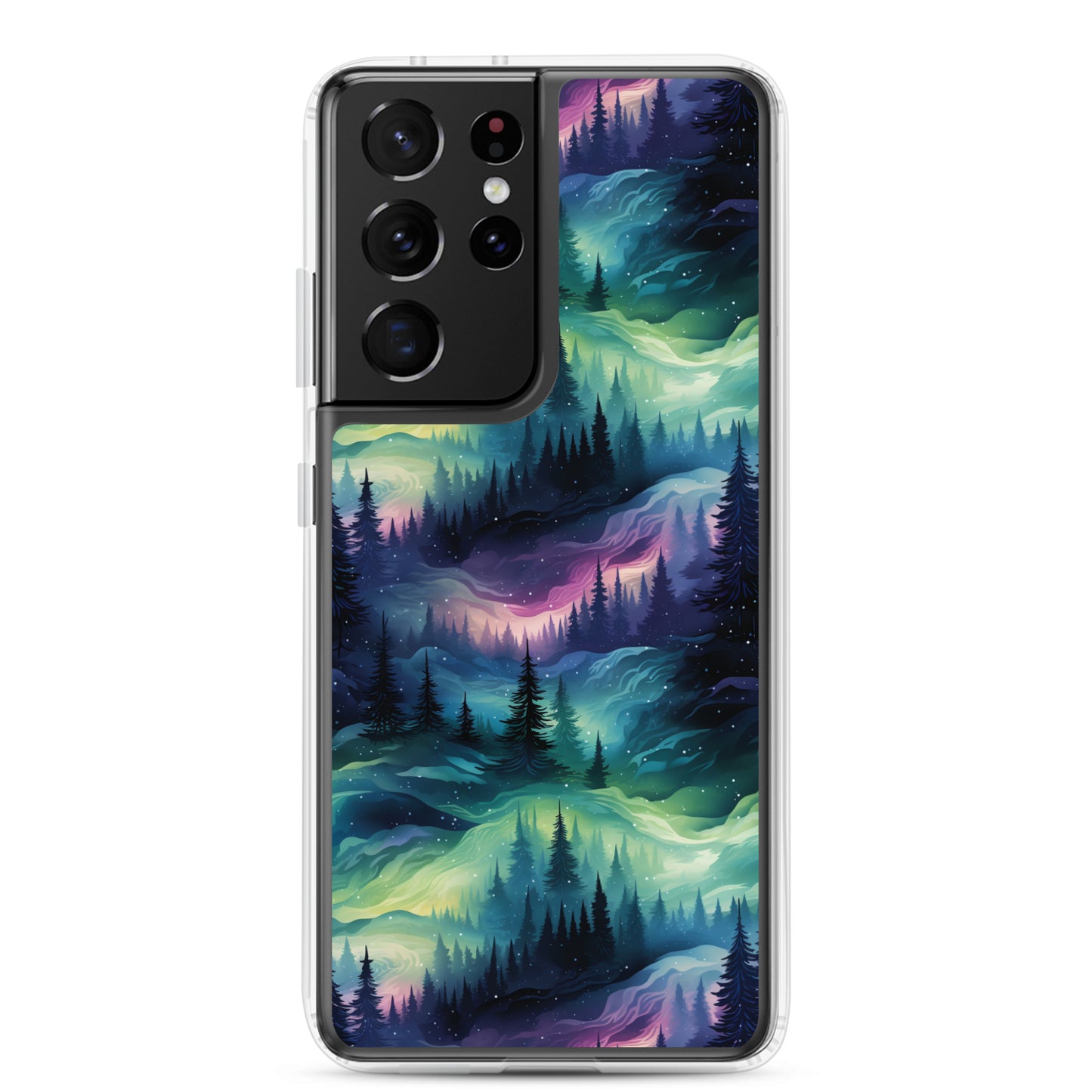 Clear Case for Samsung® Winter Fashion Northern Lights