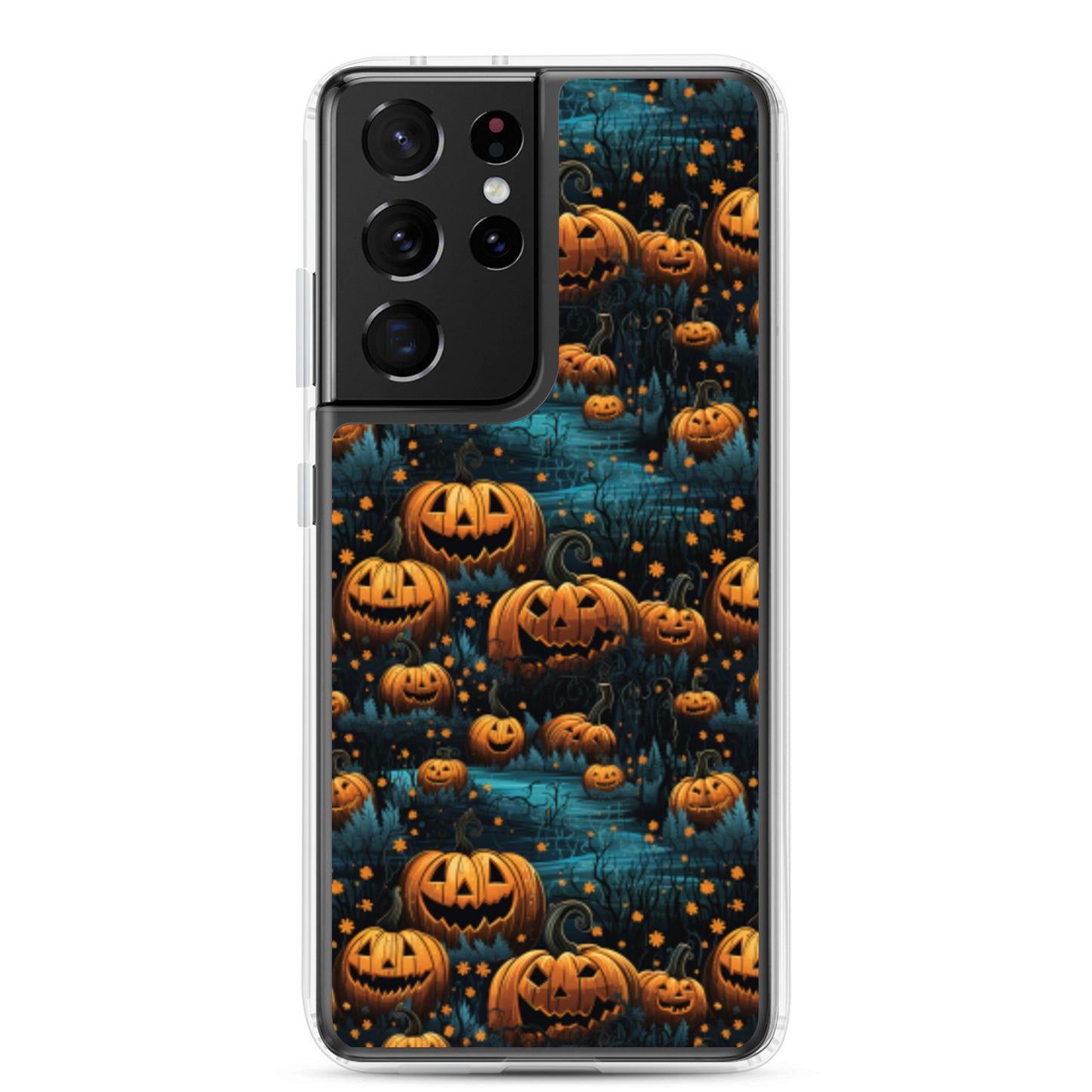 Clear Case for Samsung® Halloween Pumpkin Patch