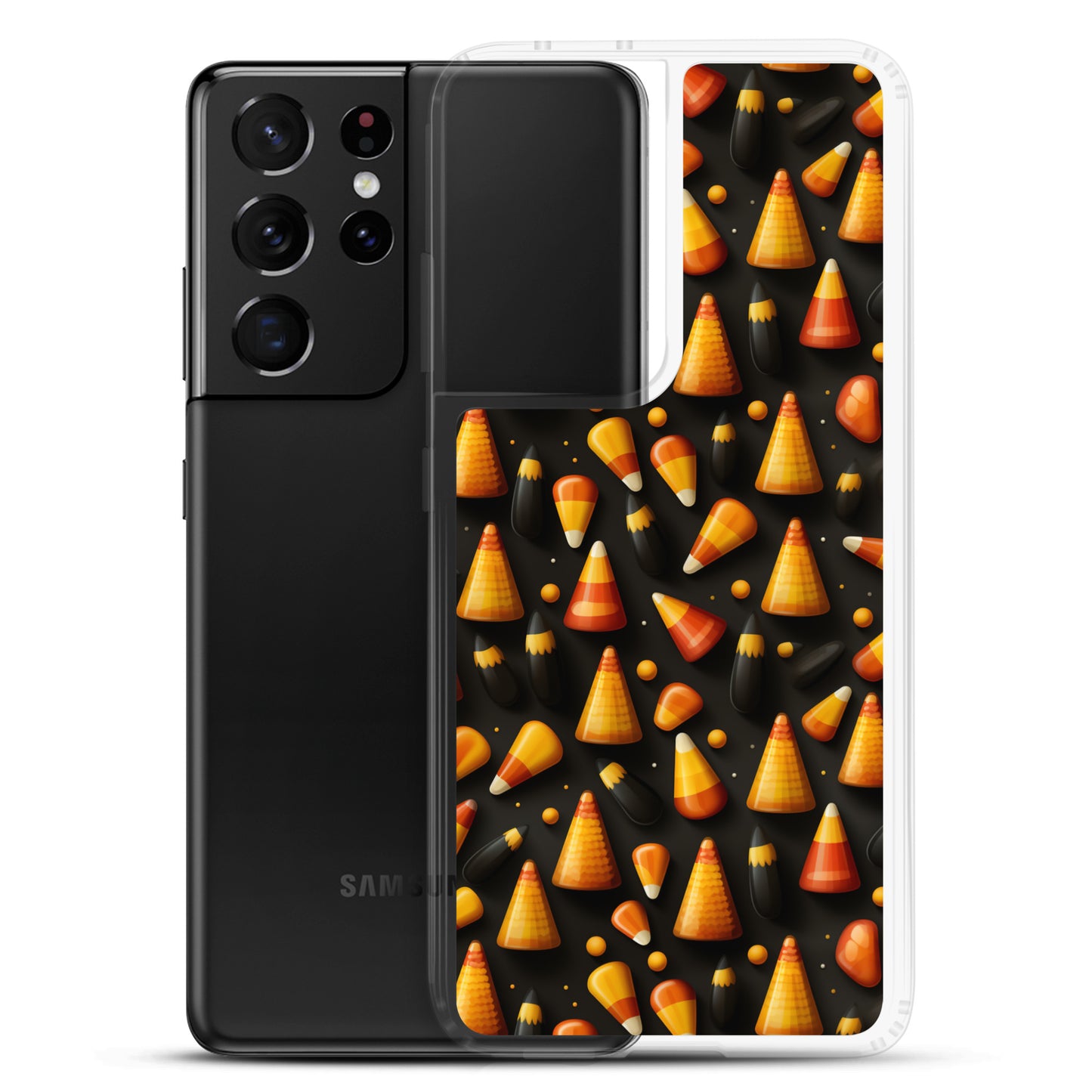 Clear Case for Samsung® Halloween Candy Corn #2