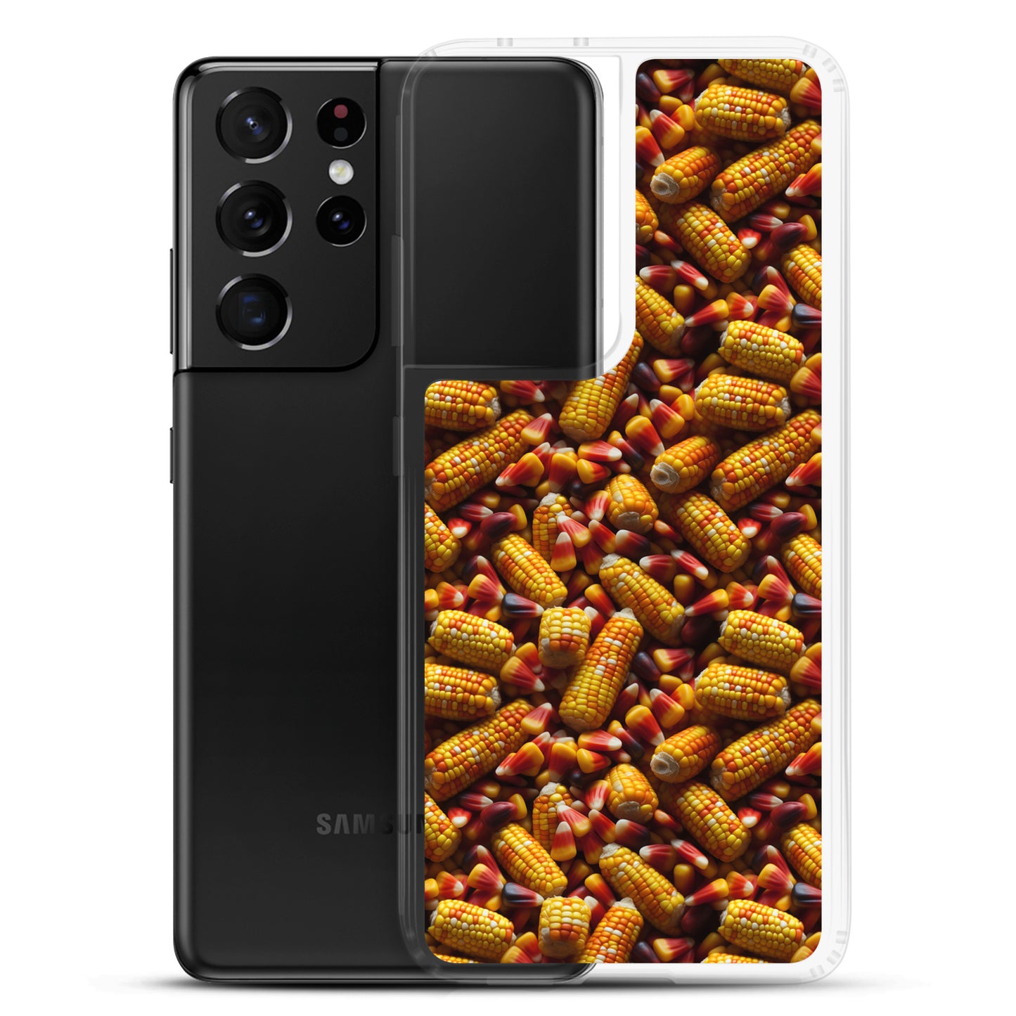 Clear Case for Samsung® Halloween Candy Corn