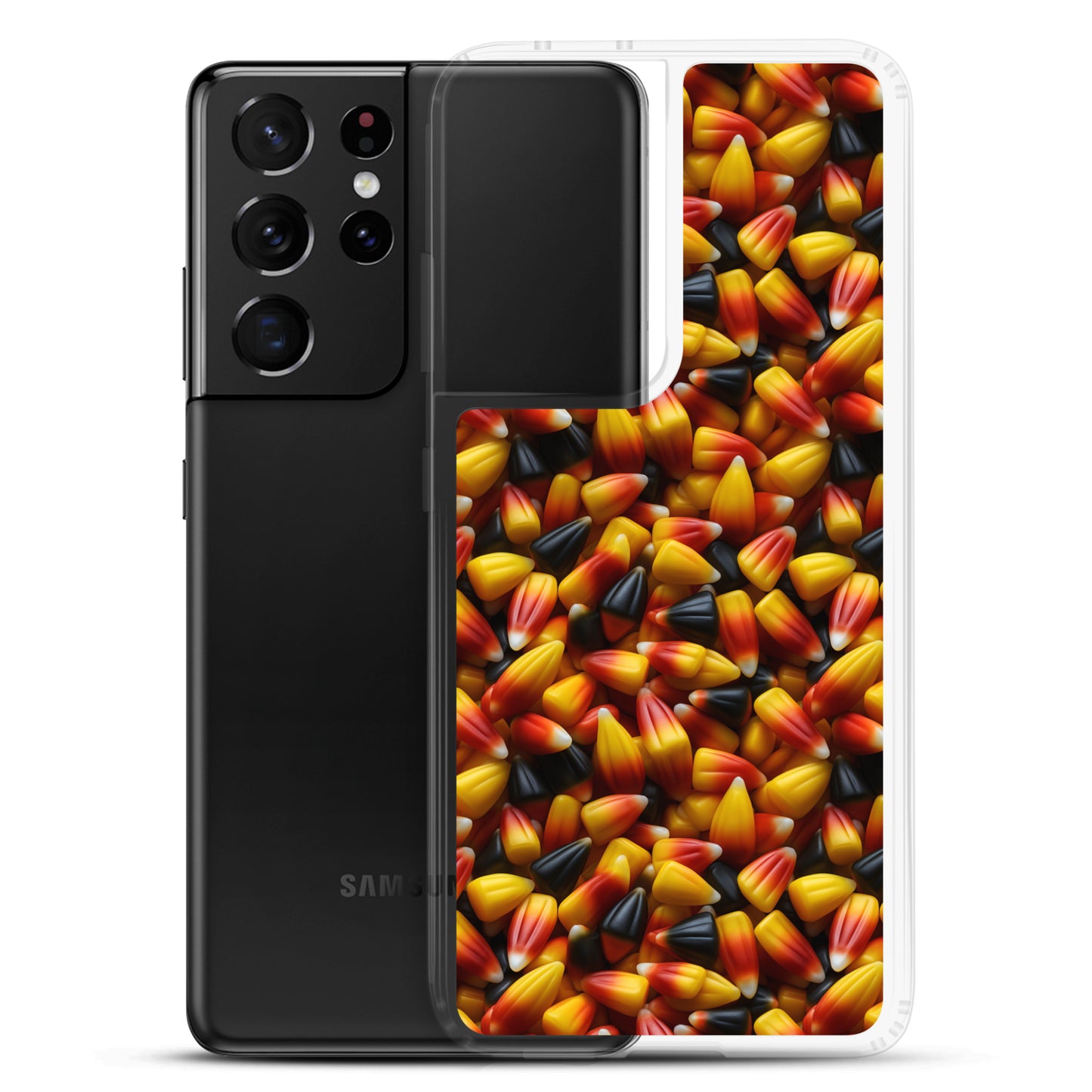 Clear Case for Samsung® Halloween Candy Corn #3