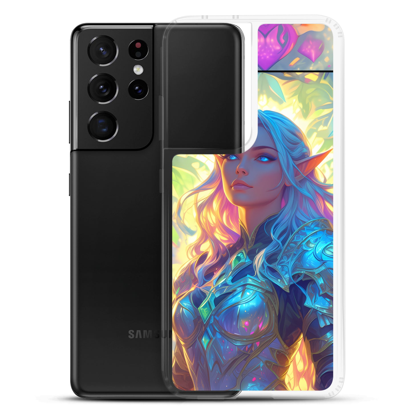 Clear Case for Samsung® Half-Elf Cleric #2
