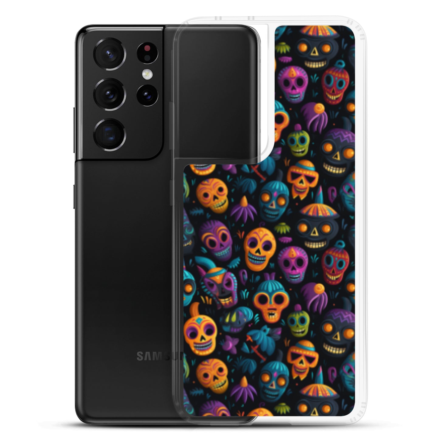 Clear Case for Samsung® Halloween Masks