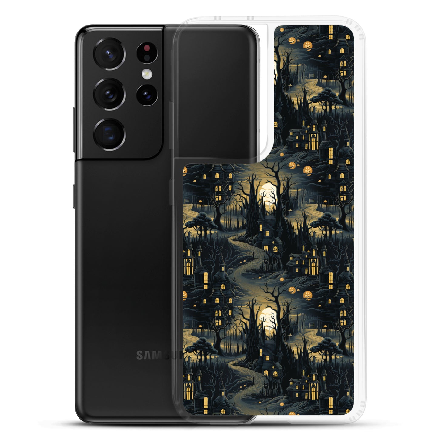Clear Case for Samsung® Halloween Haunted House