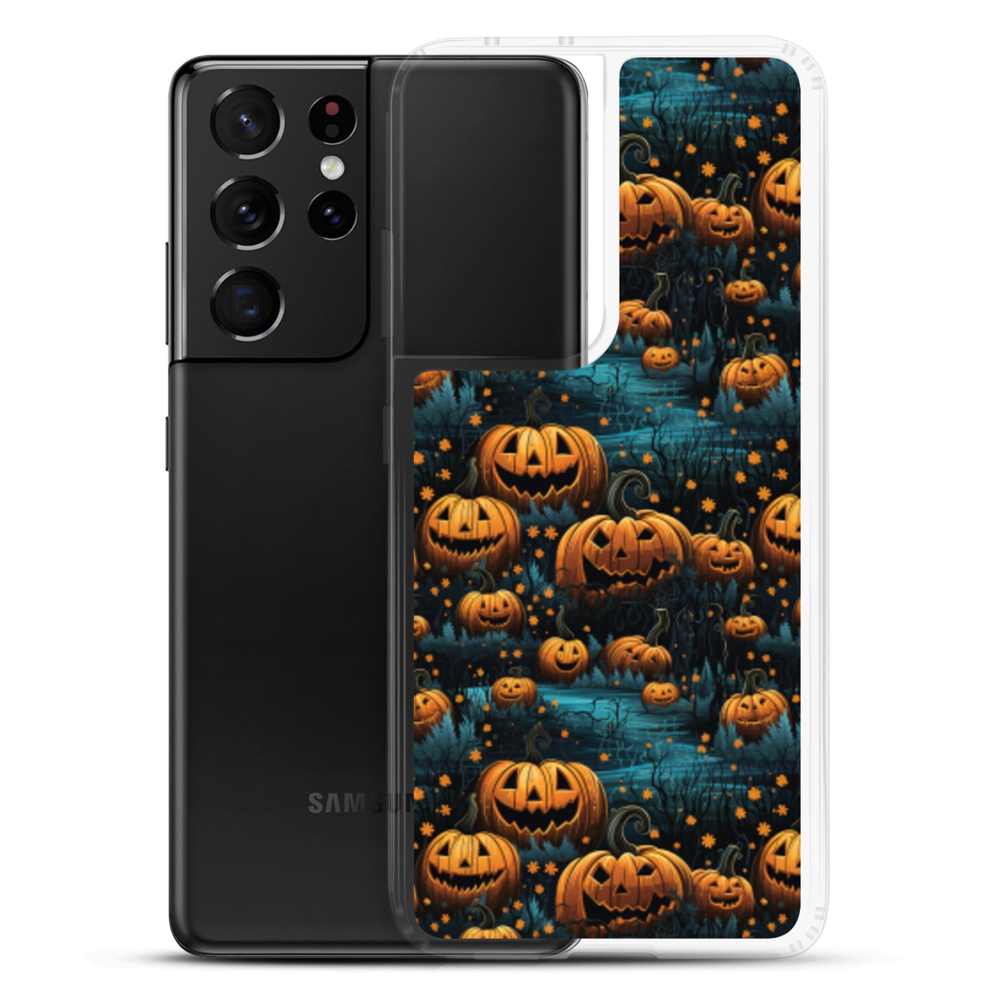 Clear Case for Samsung® Halloween Pumpkin Patch