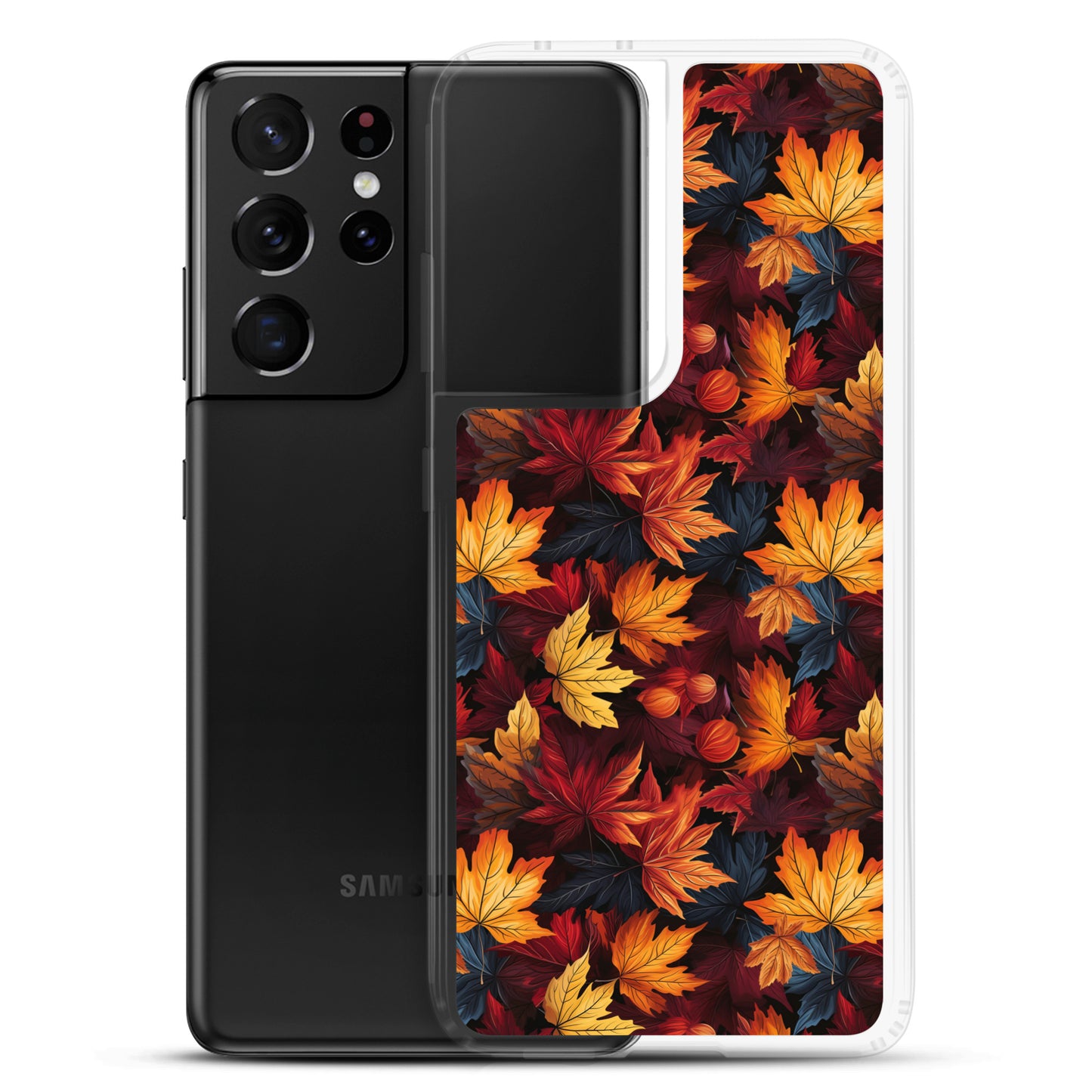 Clear Case for Samsung® Autumn Leaves Scatter