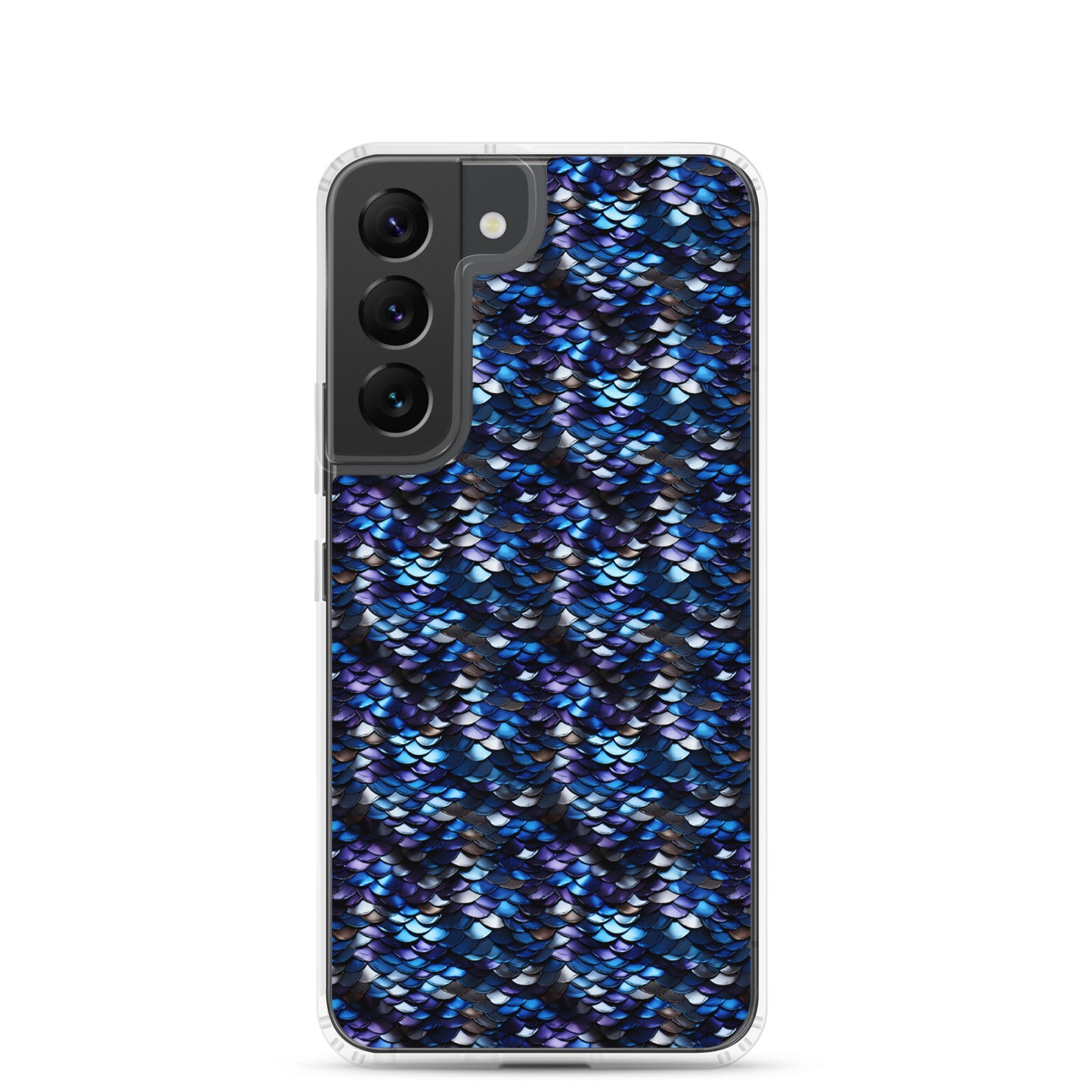 Clear Case for Samsung® Dragon Scale Blue