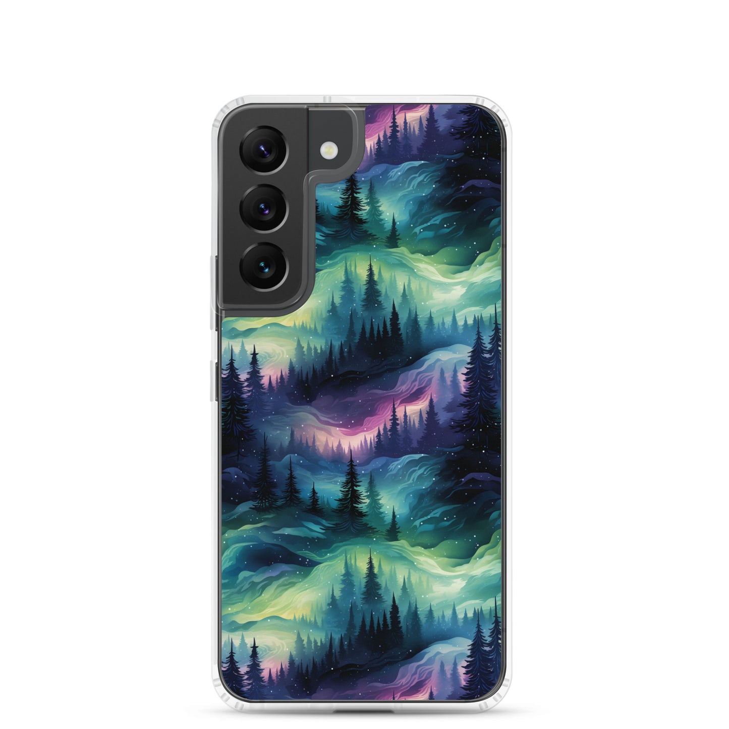 Clear Case for Samsung® Winter Fashion Northern Lights