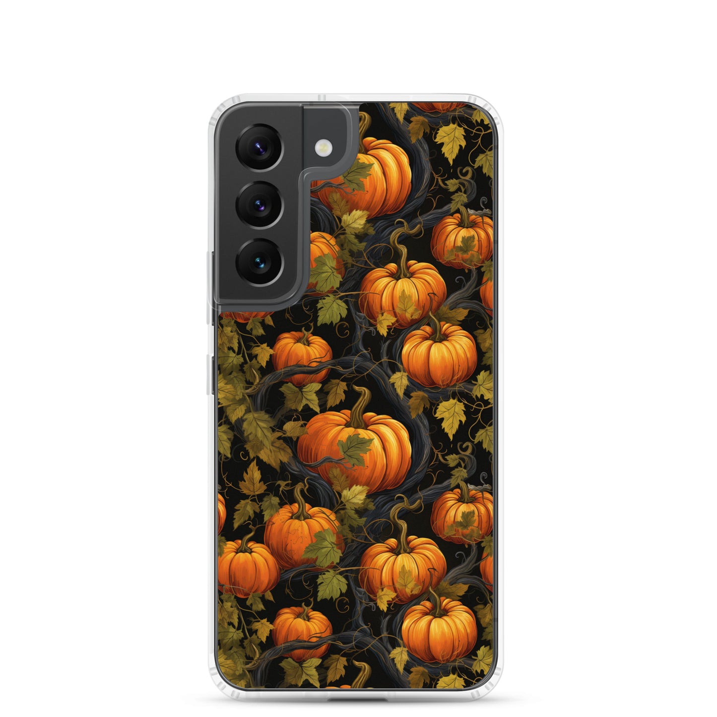 Clear Case for Samsung® Halloween Pumpkin Harvest