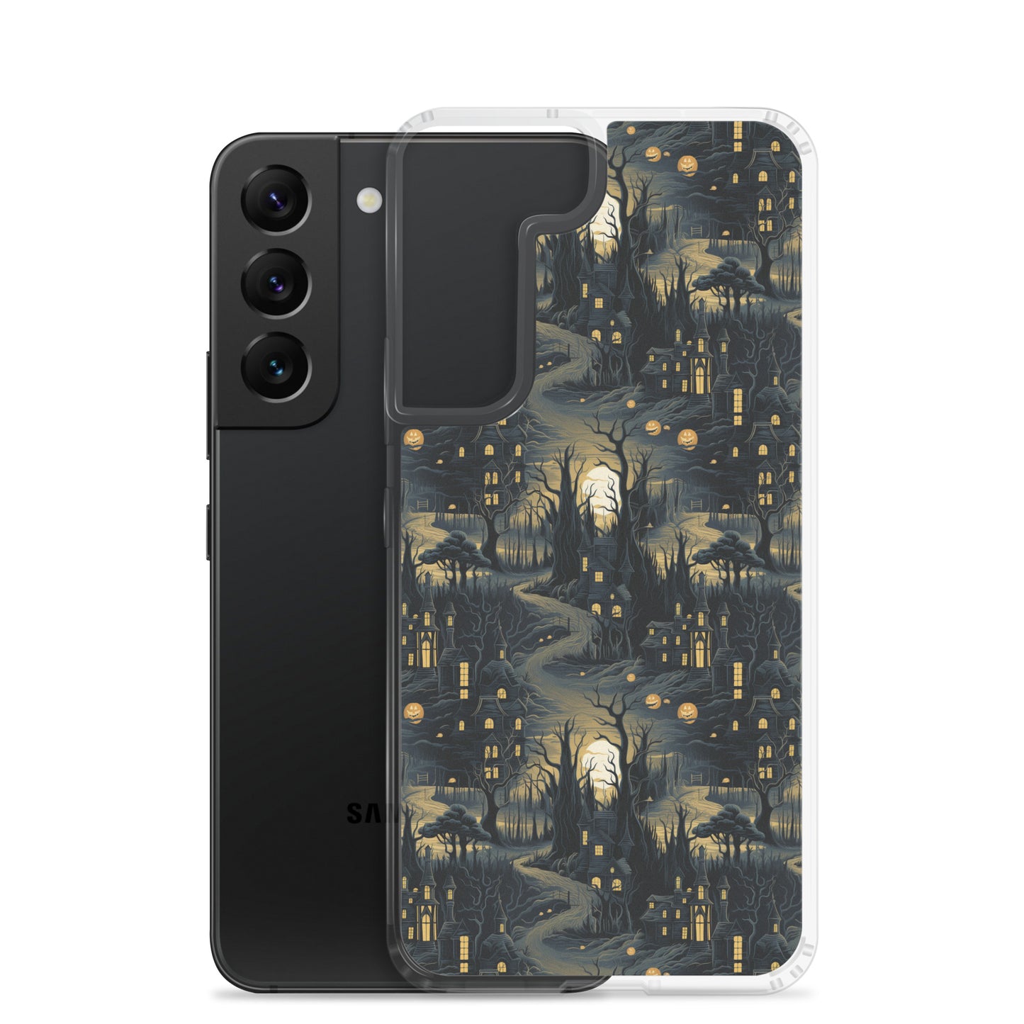 Clear Case for Samsung® Halloween Haunted House
