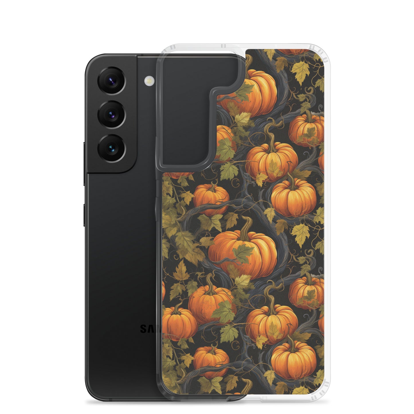 Clear Case for Samsung® Halloween Pumpkin Harvest