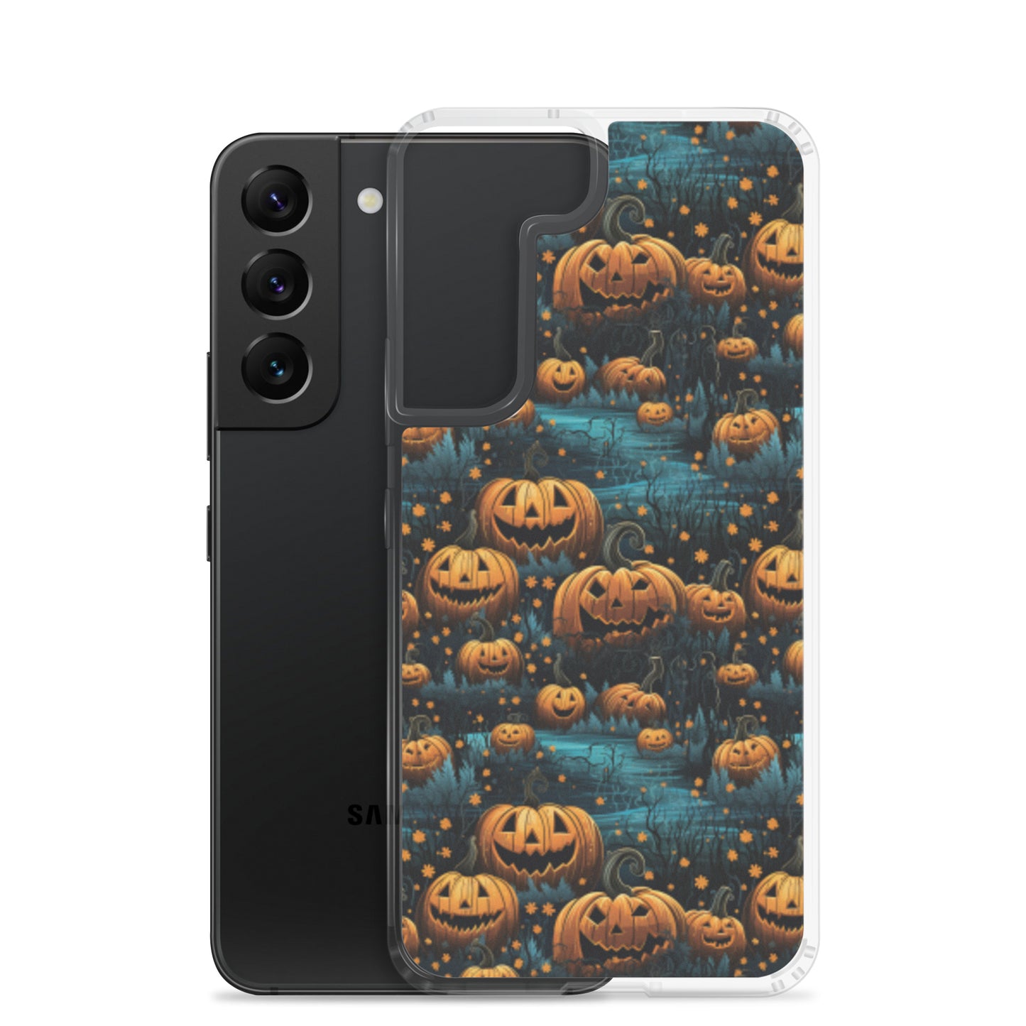 Clear Case for Samsung® Halloween Pumpkin Patch