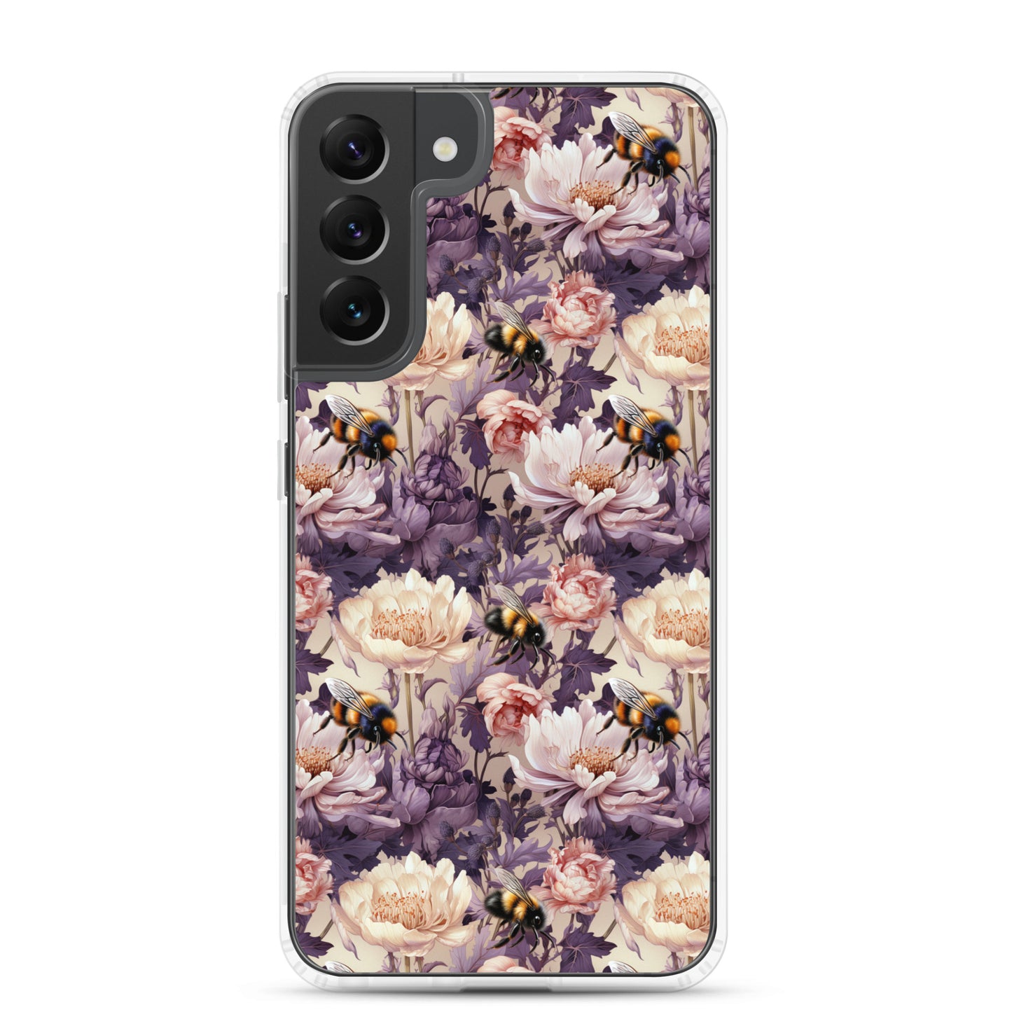 Clear Case for Samsung® Floral Bee #51