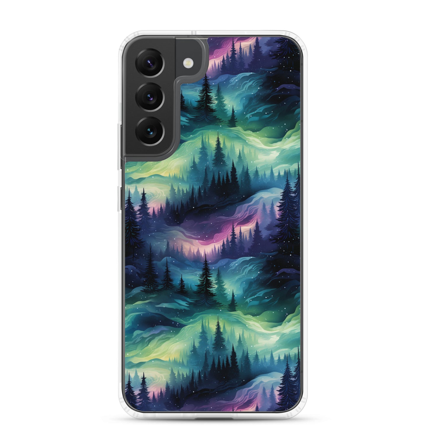 Clear Case for Samsung® Winter Fashion Northern Lights