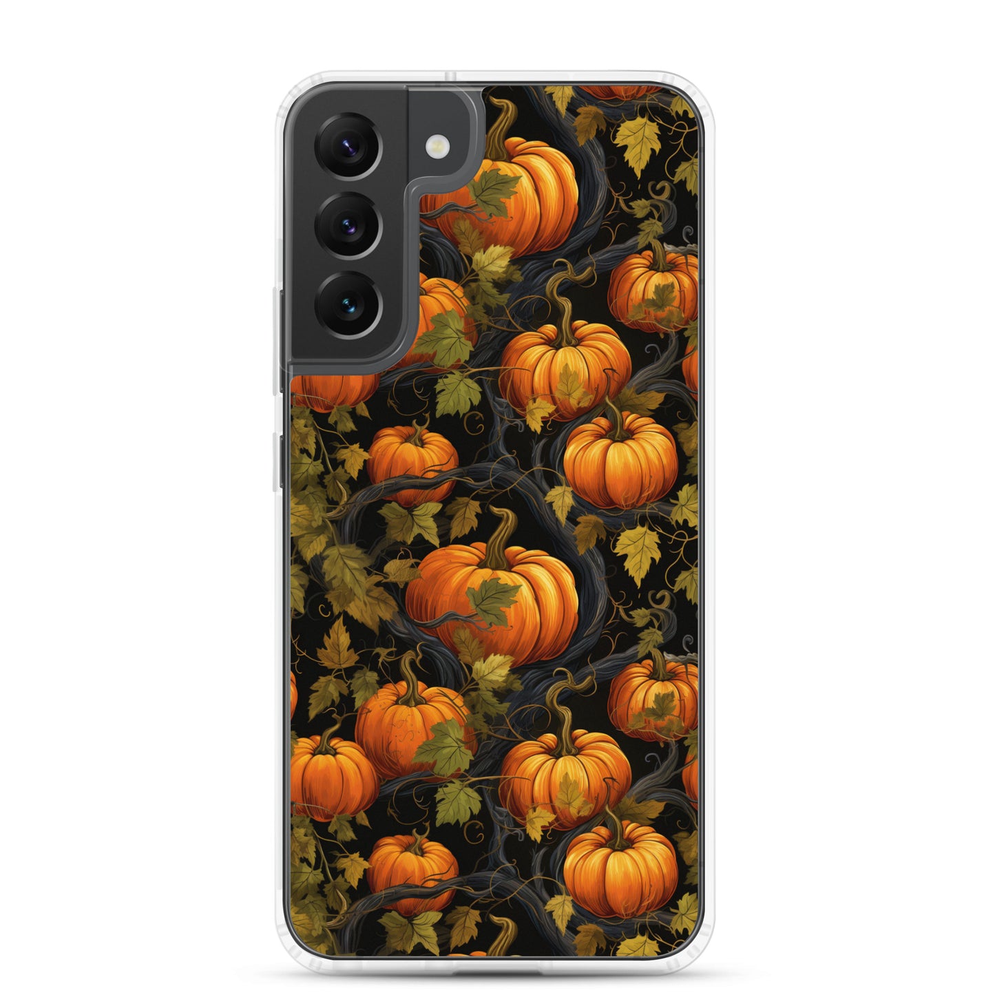 Clear Case for Samsung® Halloween Pumpkin Harvest