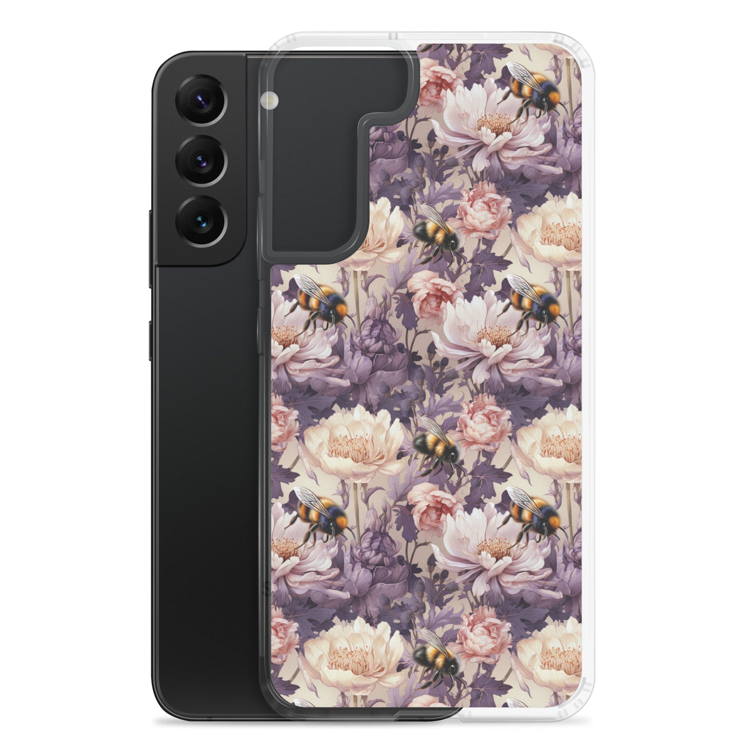 Clear Case for Samsung® Floral Bee #51