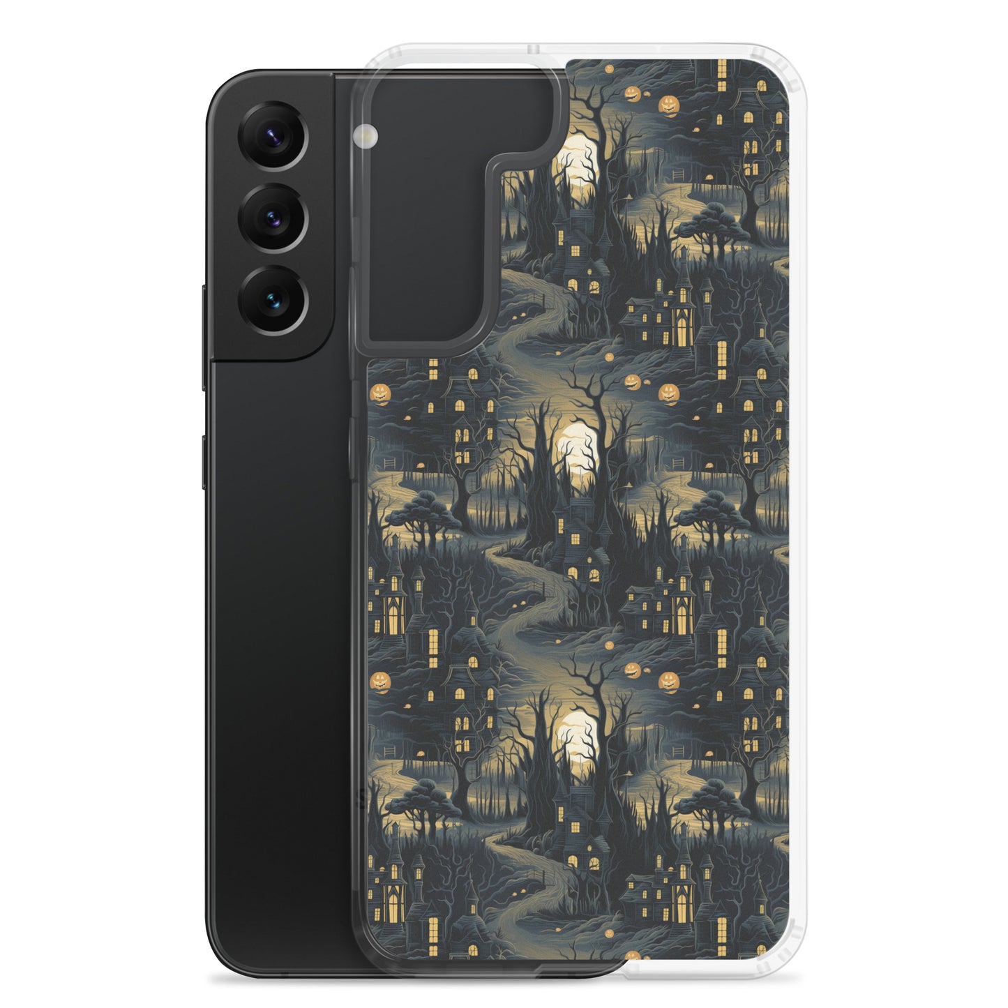 Clear Case for Samsung® Halloween Haunted House
