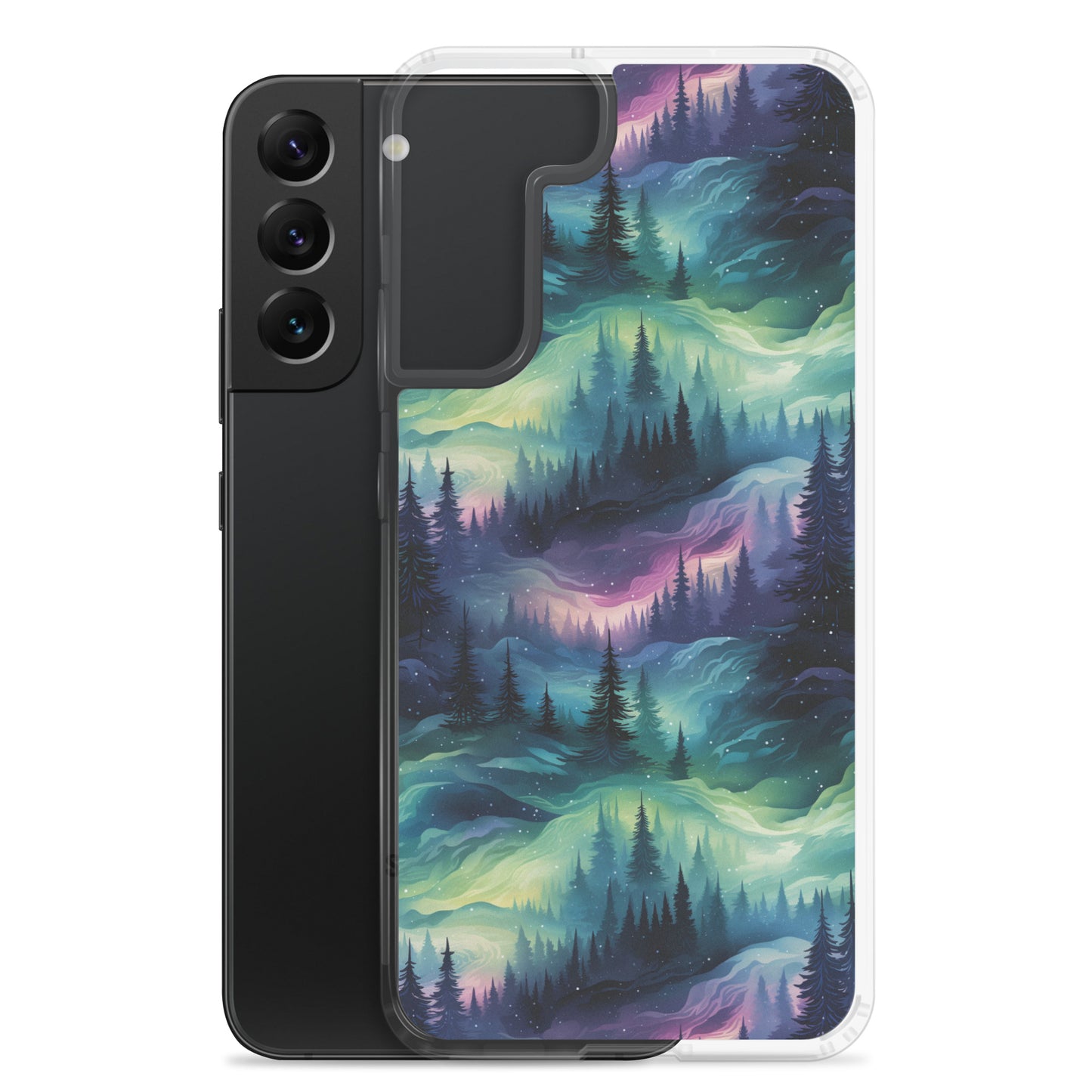 Clear Case for Samsung® Winter Fashion Northern Lights