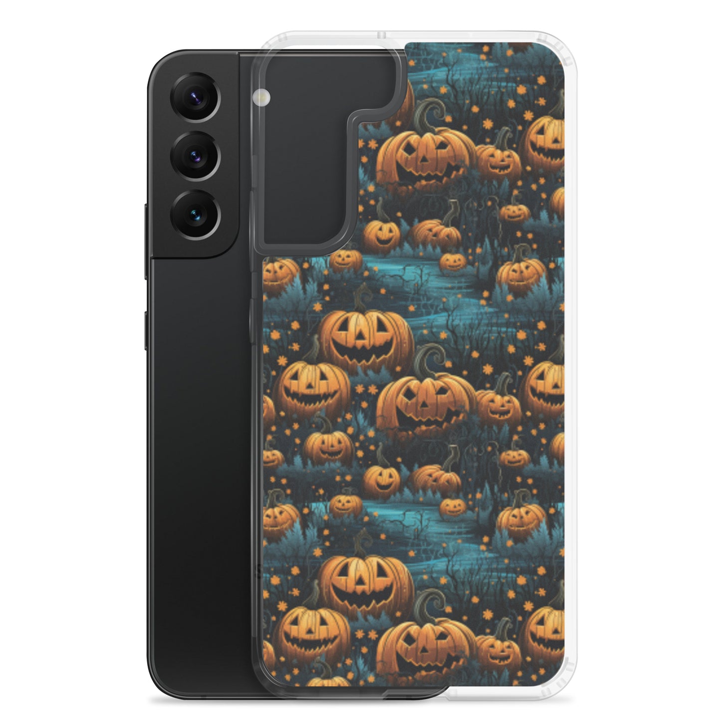 Clear Case for Samsung® Halloween Pumpkin Patch