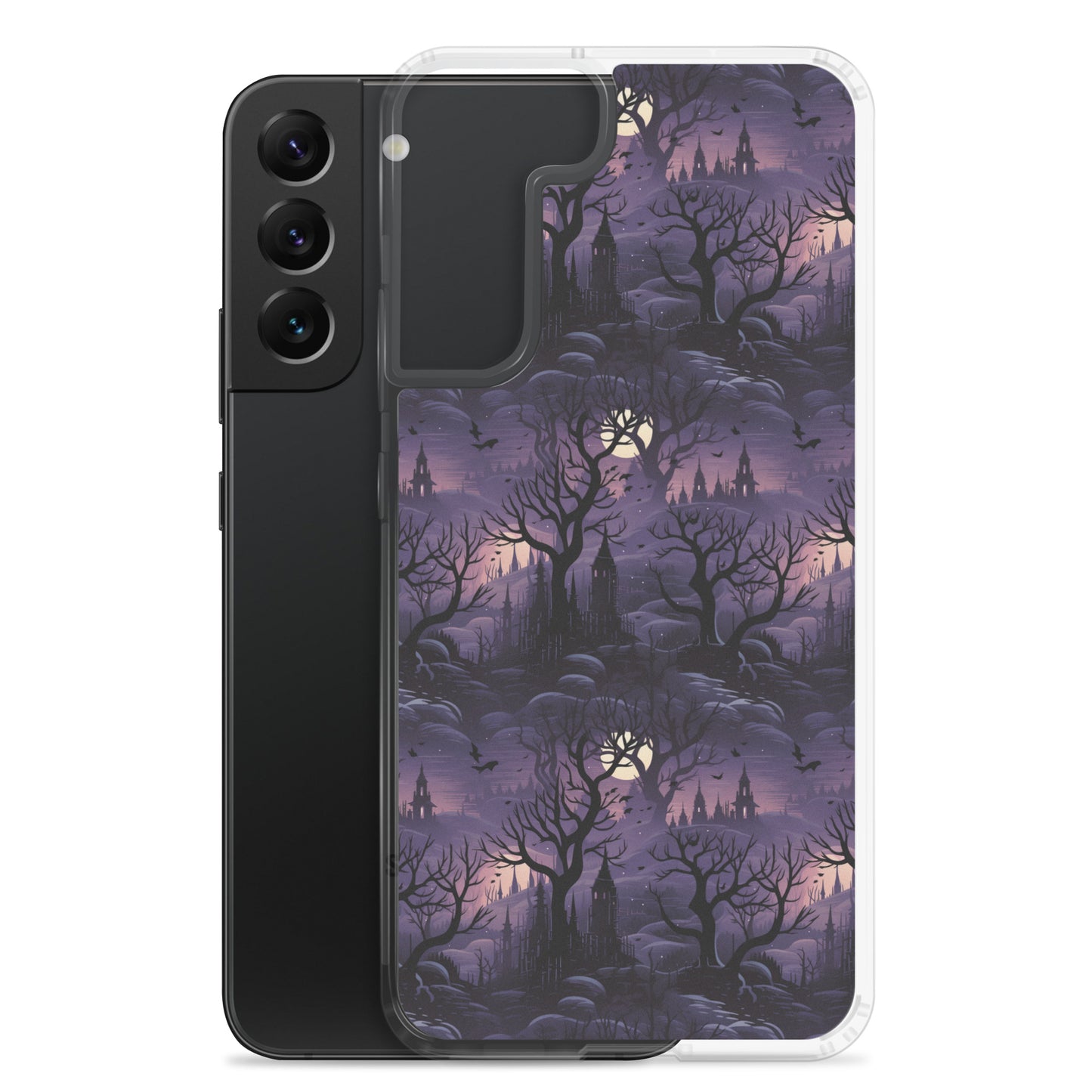 Clear Case for Samsung® Halloween Spooky Forest