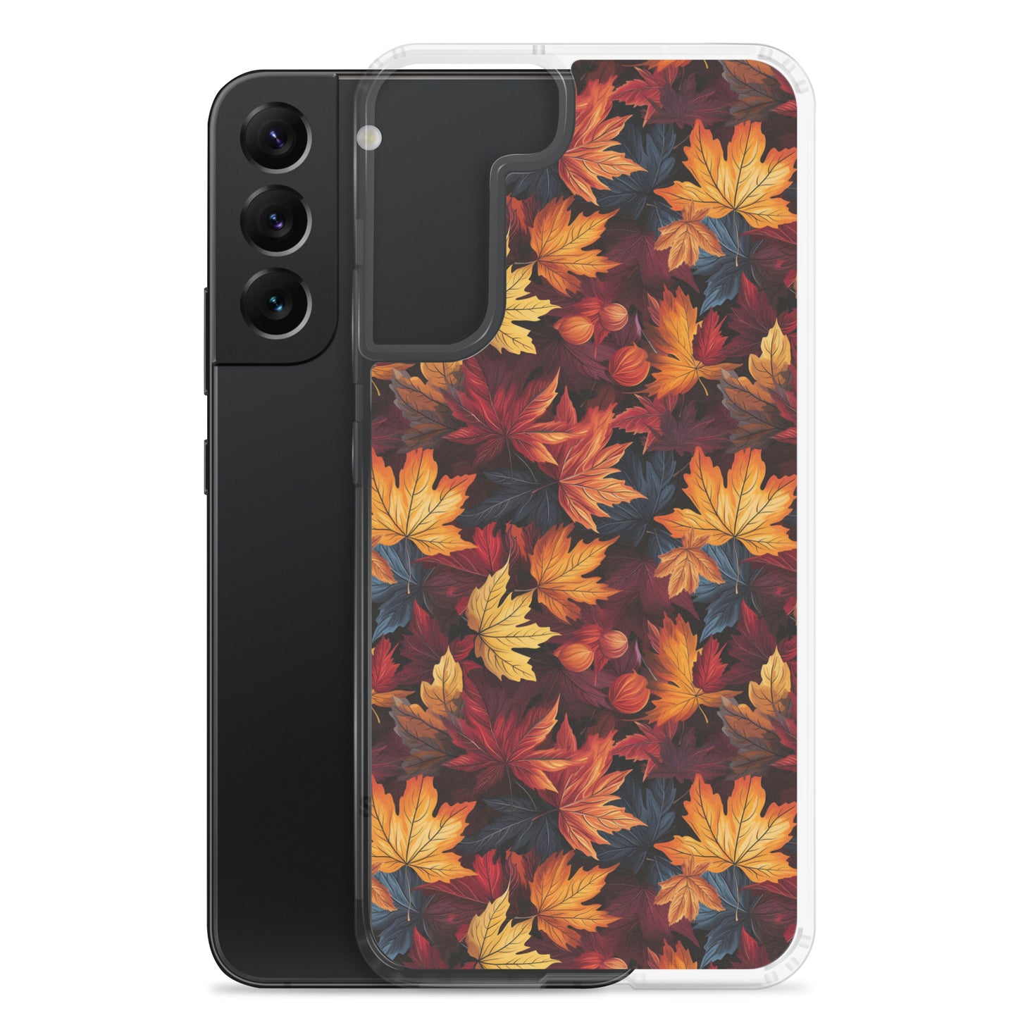 Clear Case for Samsung® Autumn Leaves Scatter