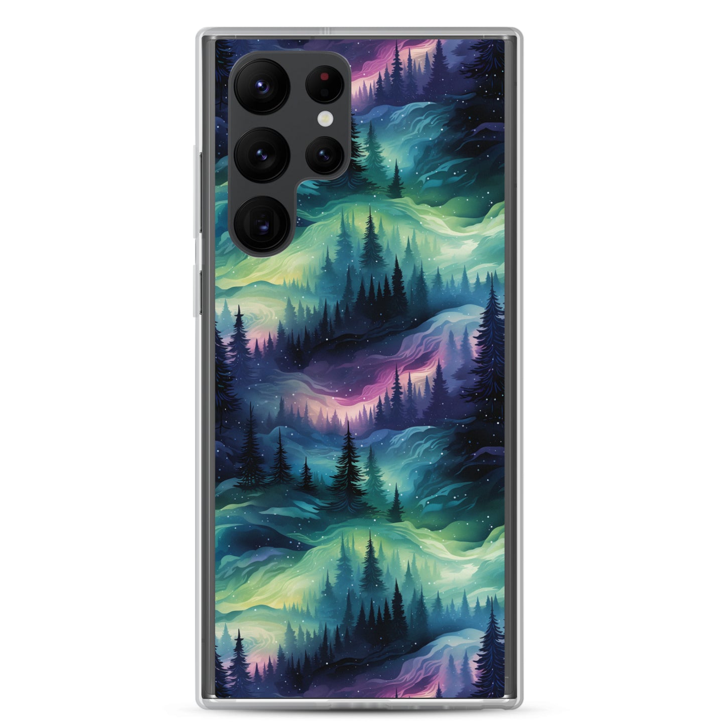 Clear Case for Samsung® Winter Fashion Northern Lights