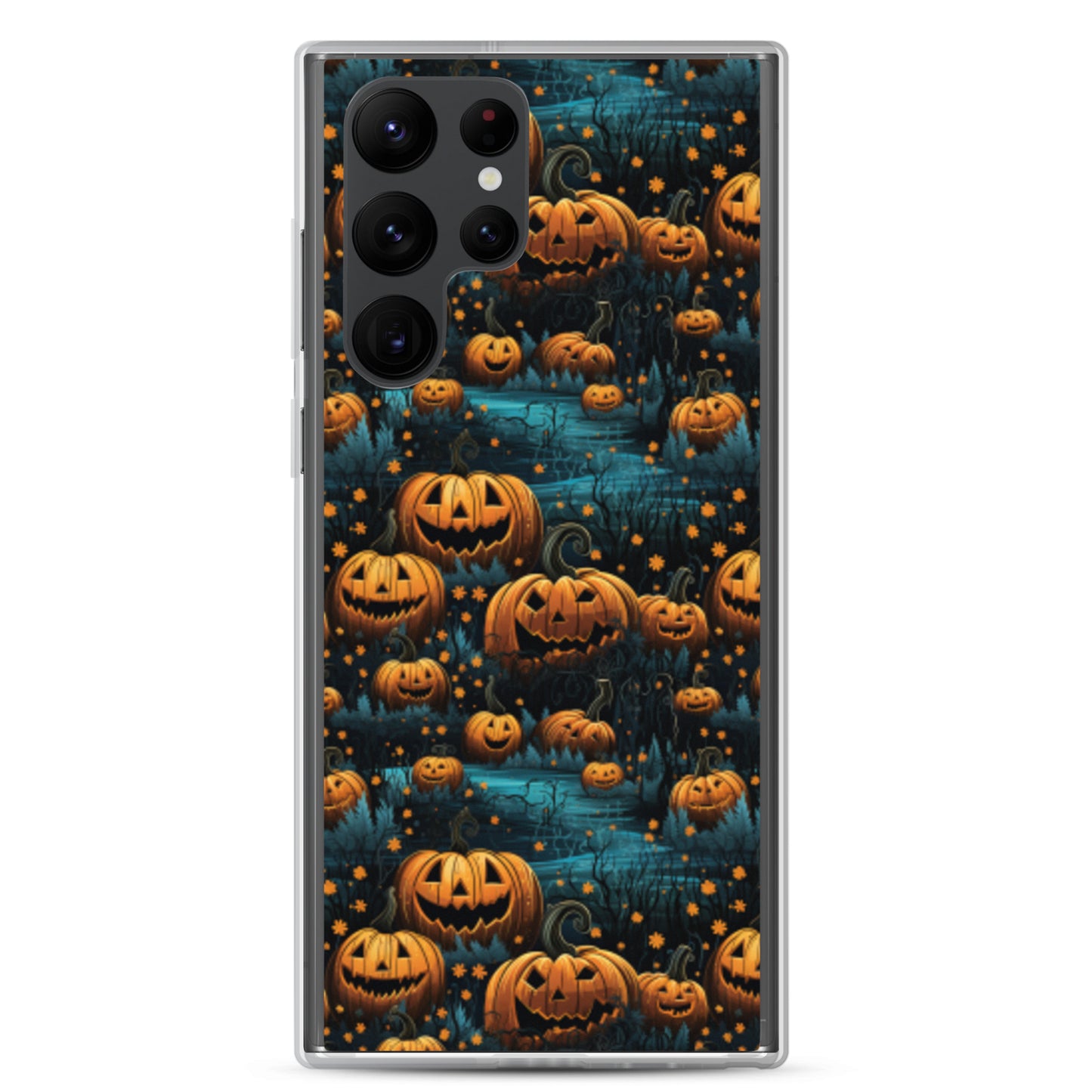 Clear Case for Samsung® Halloween Pumpkin Patch