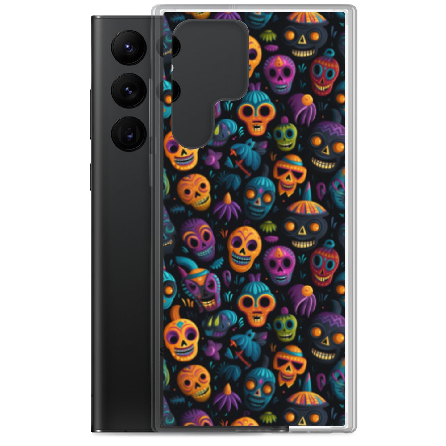 Clear Case for Samsung® Halloween Masks