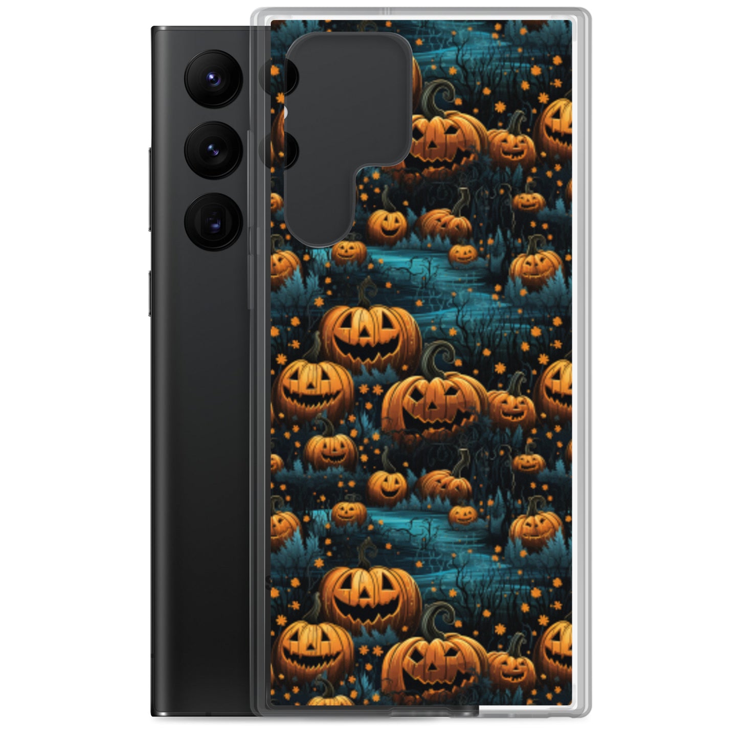 Clear Case for Samsung® Halloween Pumpkin Patch