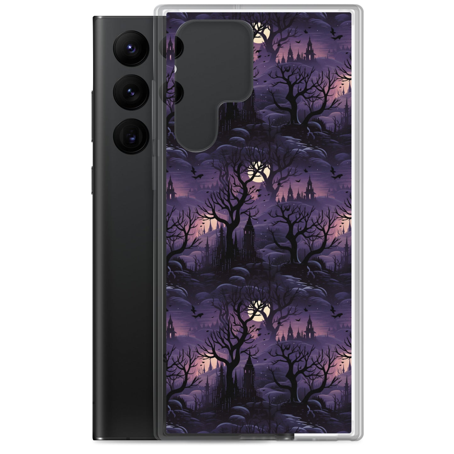Clear Case for Samsung® Halloween Spooky Forest