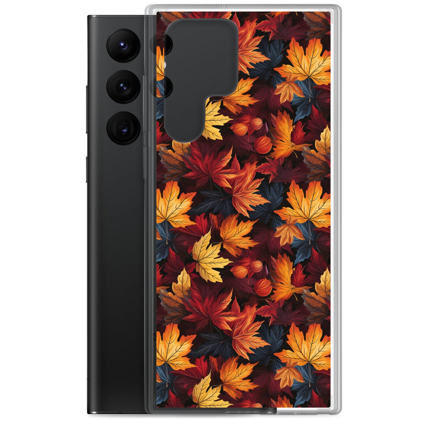 Clear Case for Samsung® Autumn Leaves Scatter