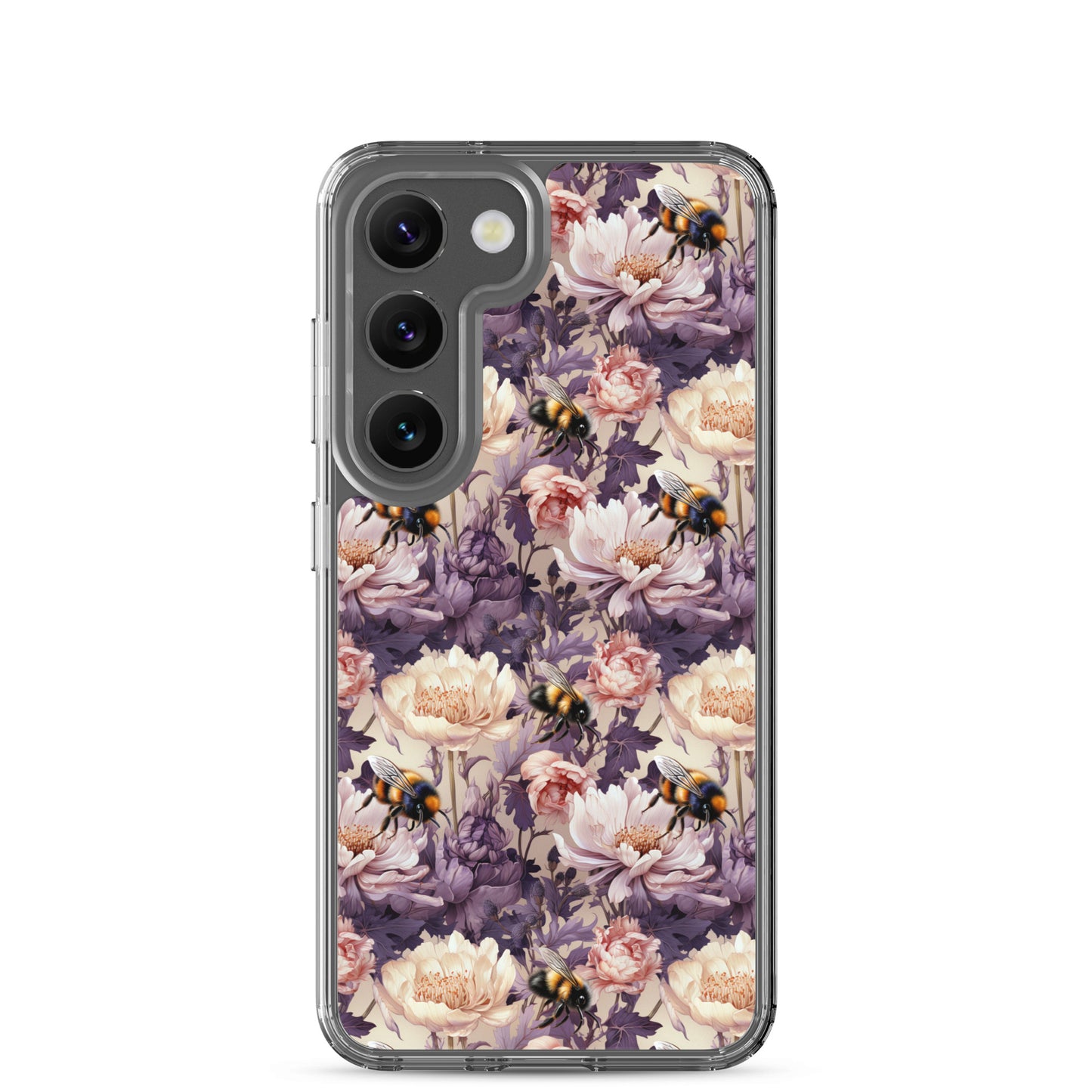 Clear Case for Samsung® Floral Bee #51