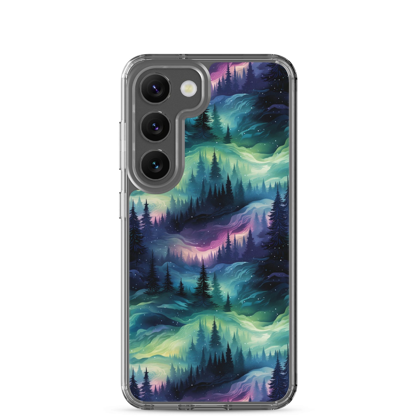 Clear Case for Samsung® Winter Fashion Northern Lights