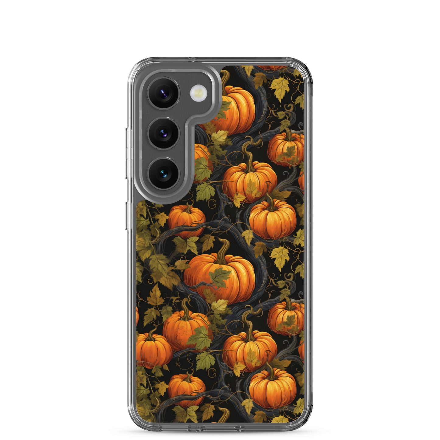 Clear Case for Samsung® Halloween Pumpkin Harvest