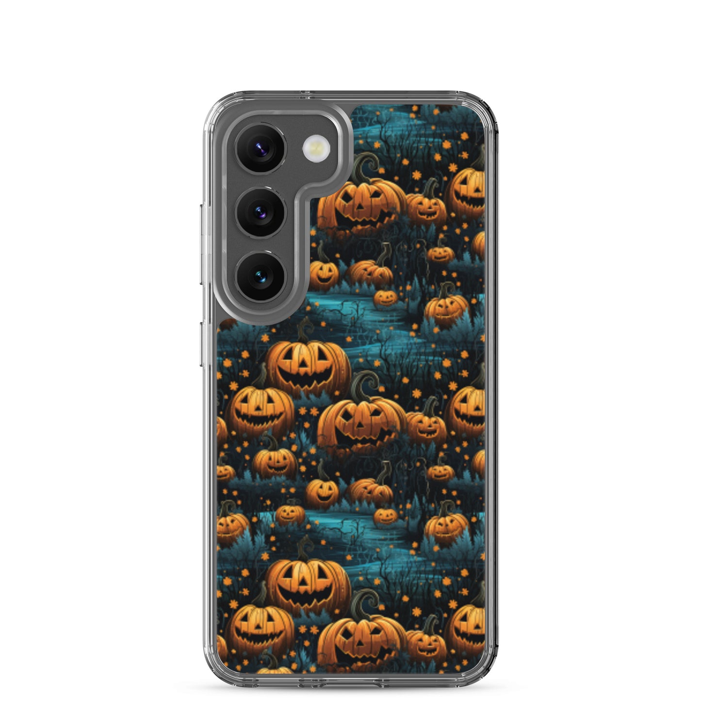 Clear Case for Samsung® Halloween Pumpkin Patch