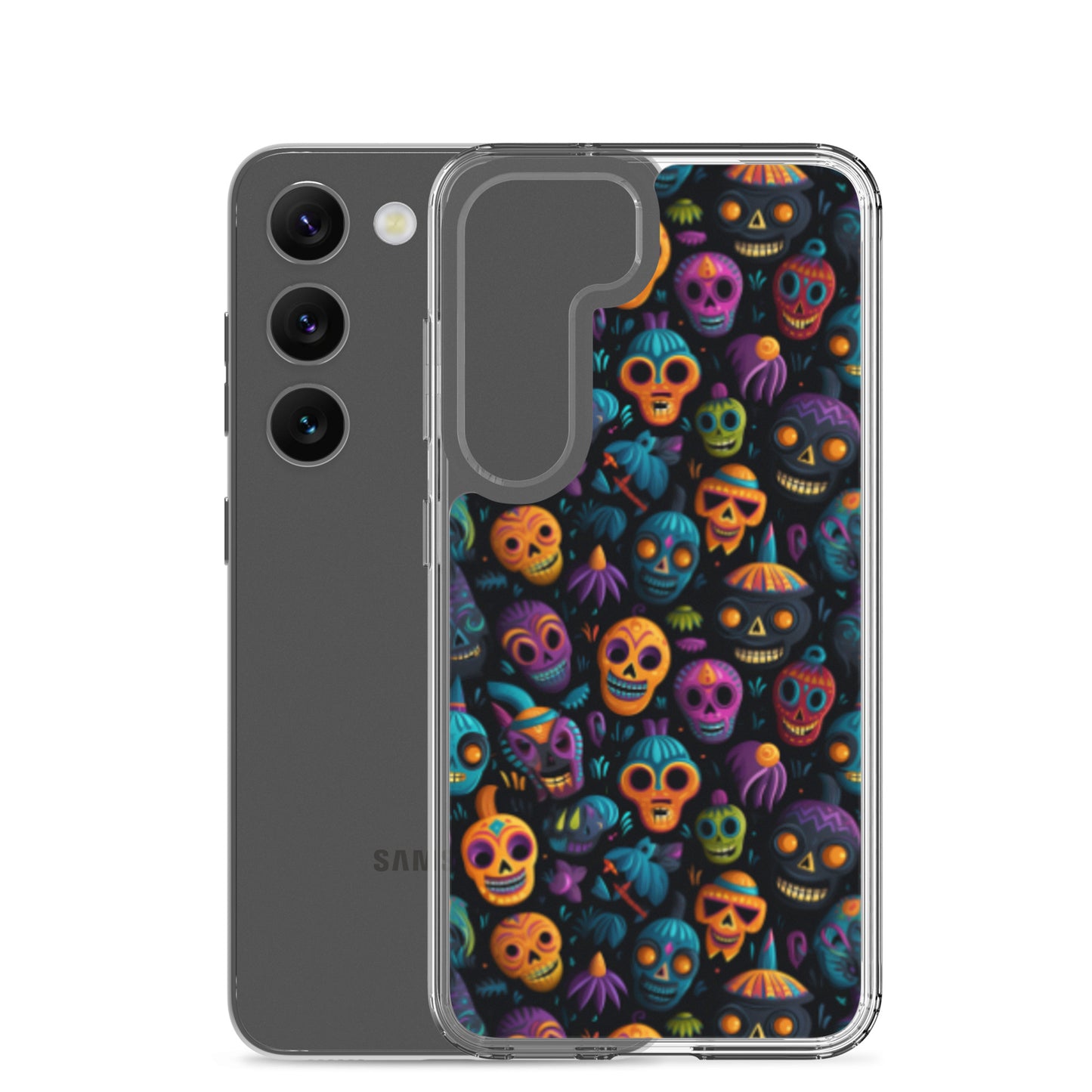 Clear Case for Samsung® Halloween Masks