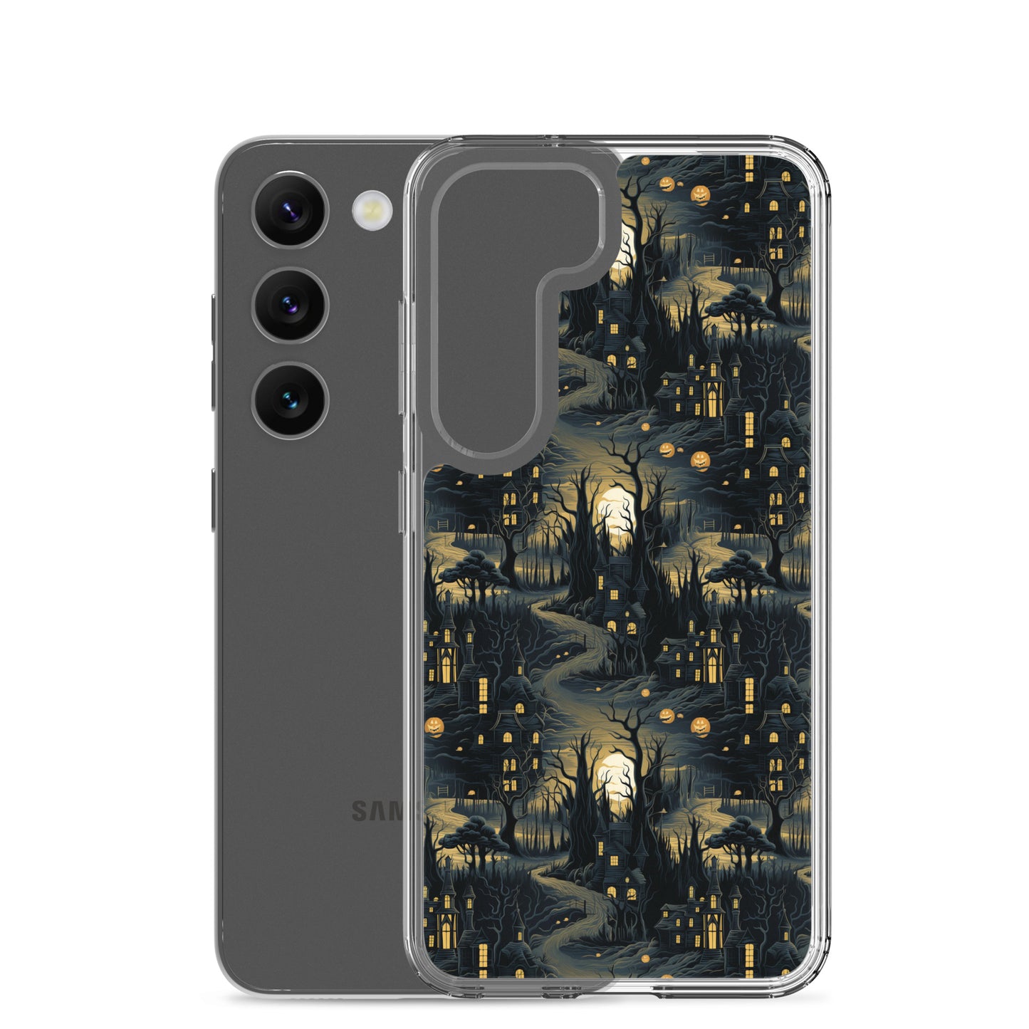 Clear Case for Samsung® Halloween Haunted House