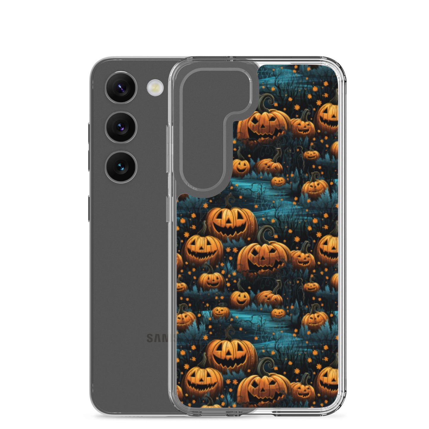Clear Case for Samsung® Halloween Pumpkin Patch