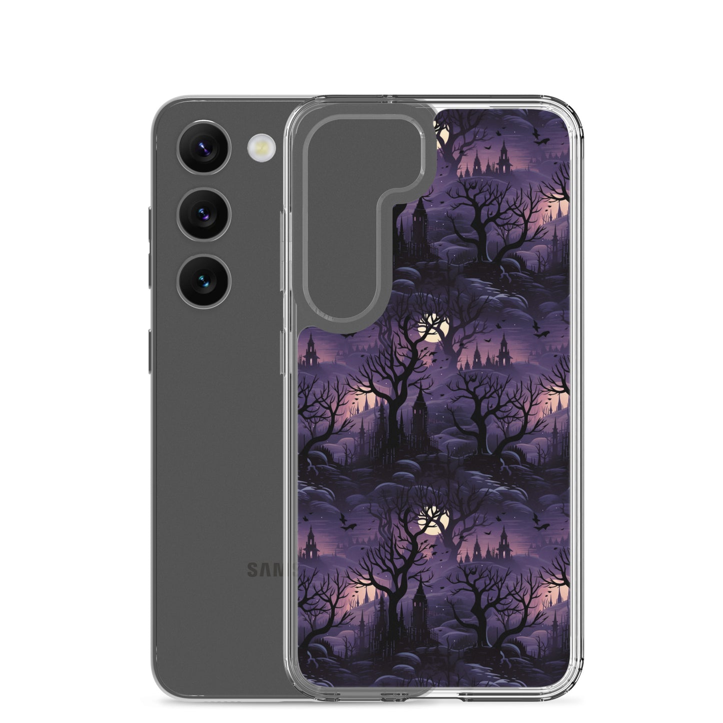 Clear Case for Samsung® Halloween Spooky Forest