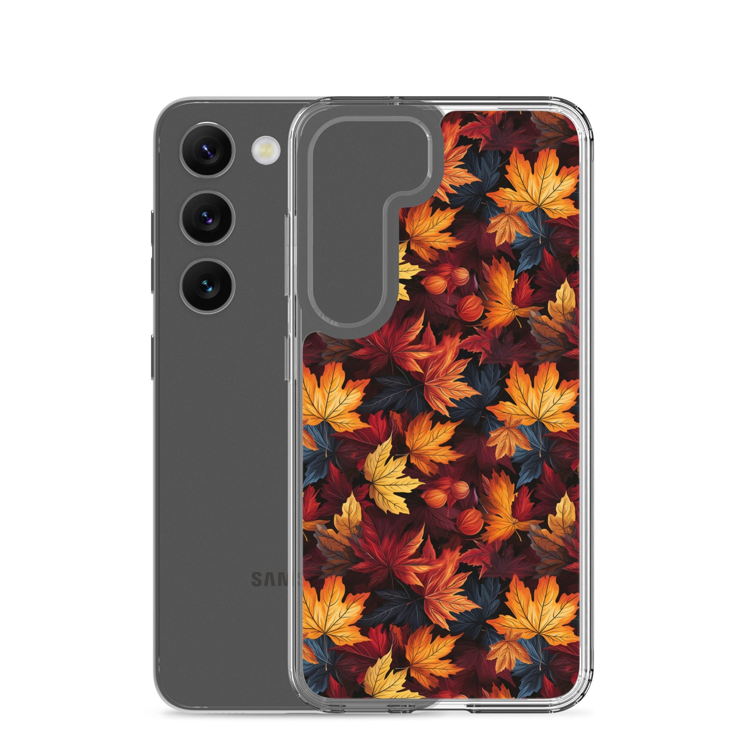 Clear Case for Samsung® Autumn Leaves Scatter
