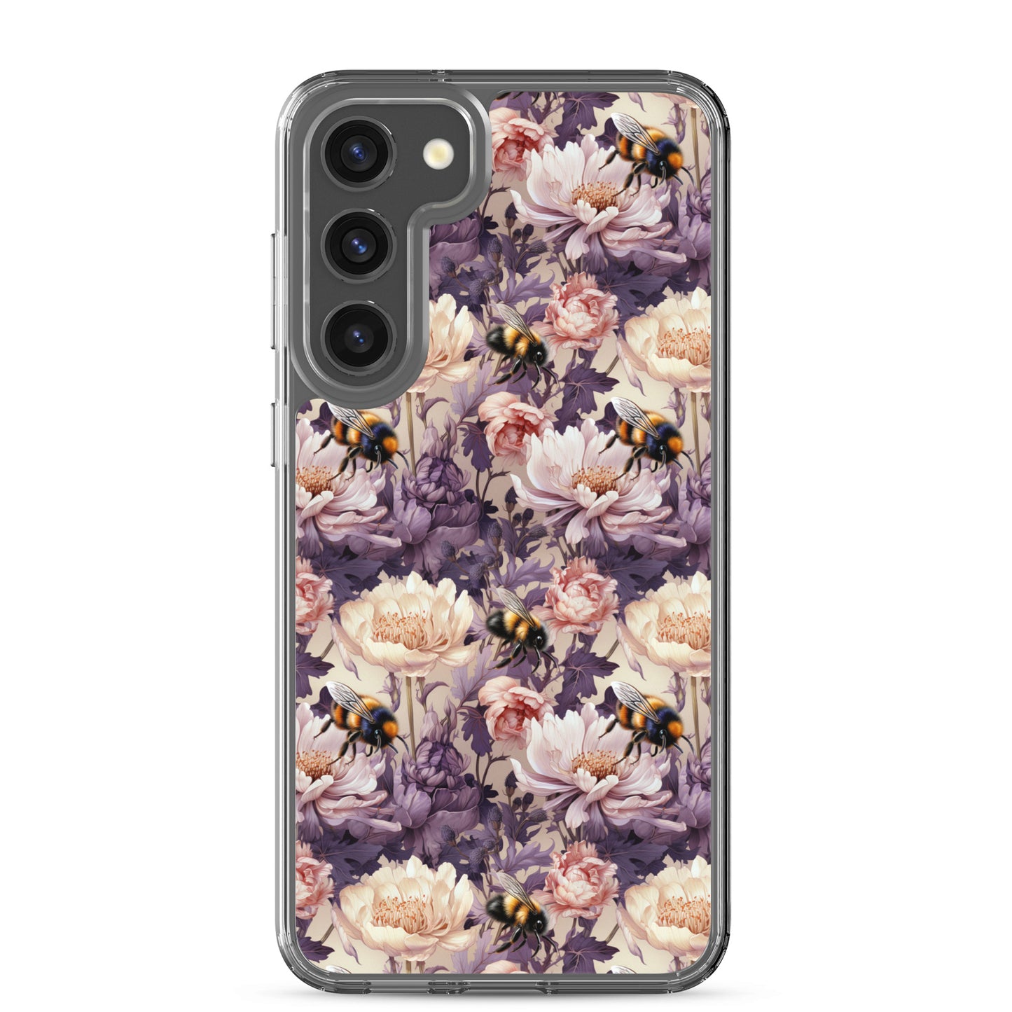 Clear Case for Samsung® Floral Bee #51