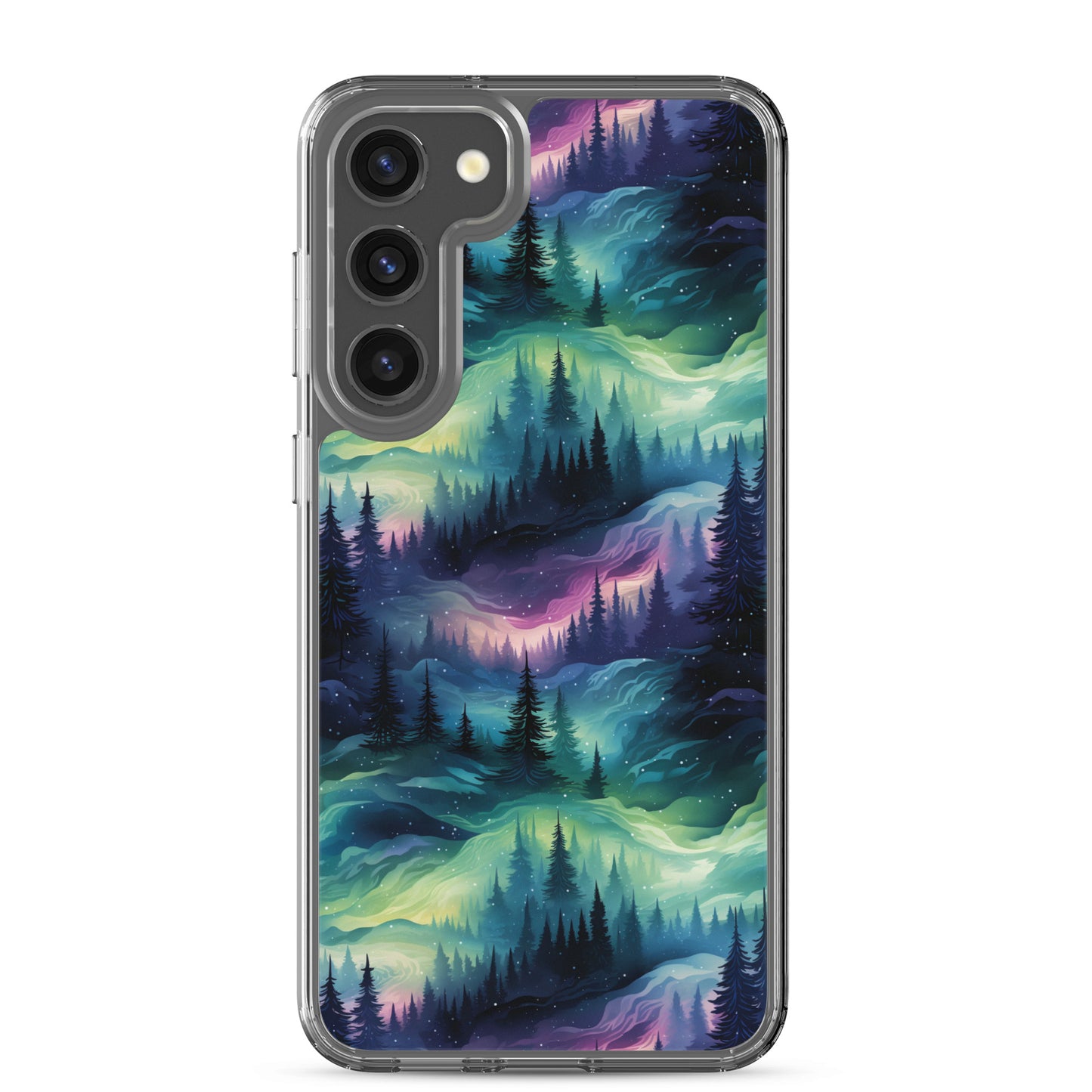 Clear Case for Samsung® Winter Fashion Northern Lights