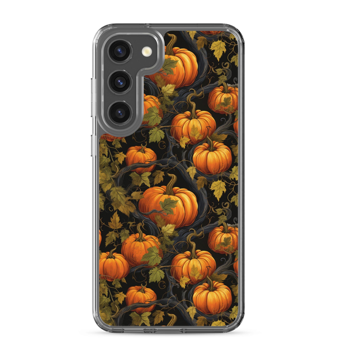 Clear Case for Samsung® Halloween Pumpkin Harvest
